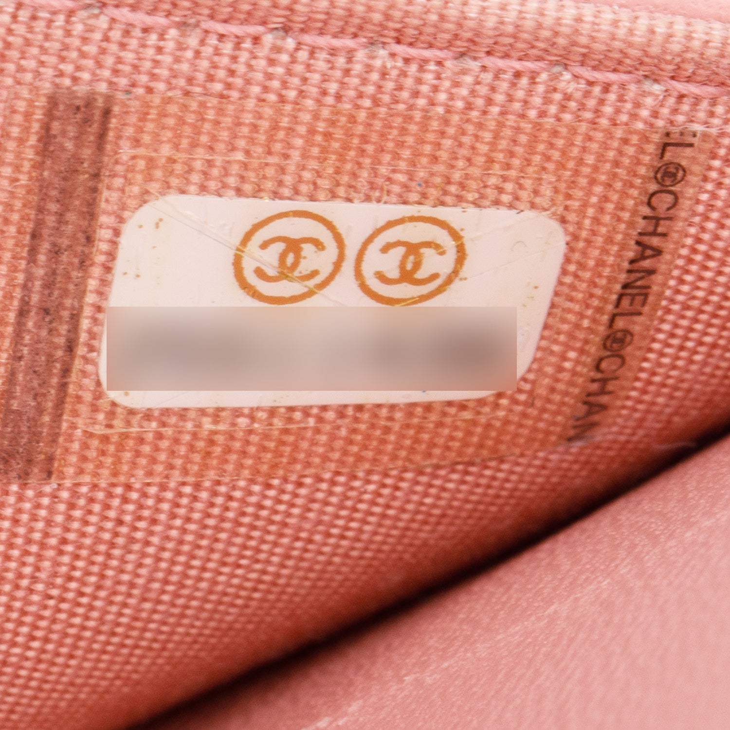 Chanel Pink Chevron Quilted Lambskin Leather Trendy Wallet on Chain w/ Box