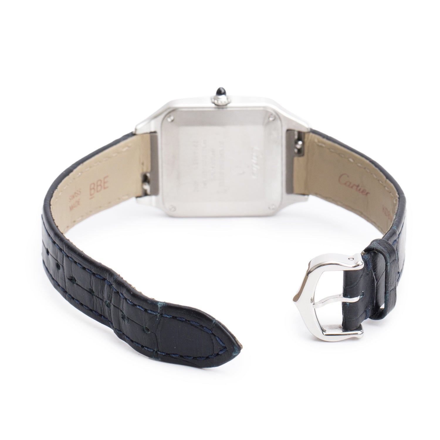 Cartier Stainless Steel Santos Dumont Watch, Small Model w/ Box & Papers