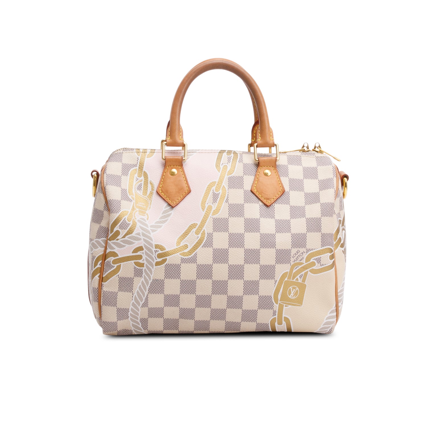 Louis Vuitton Nautical Damier Azur Speedy Bandouliere 25 w/ Strap