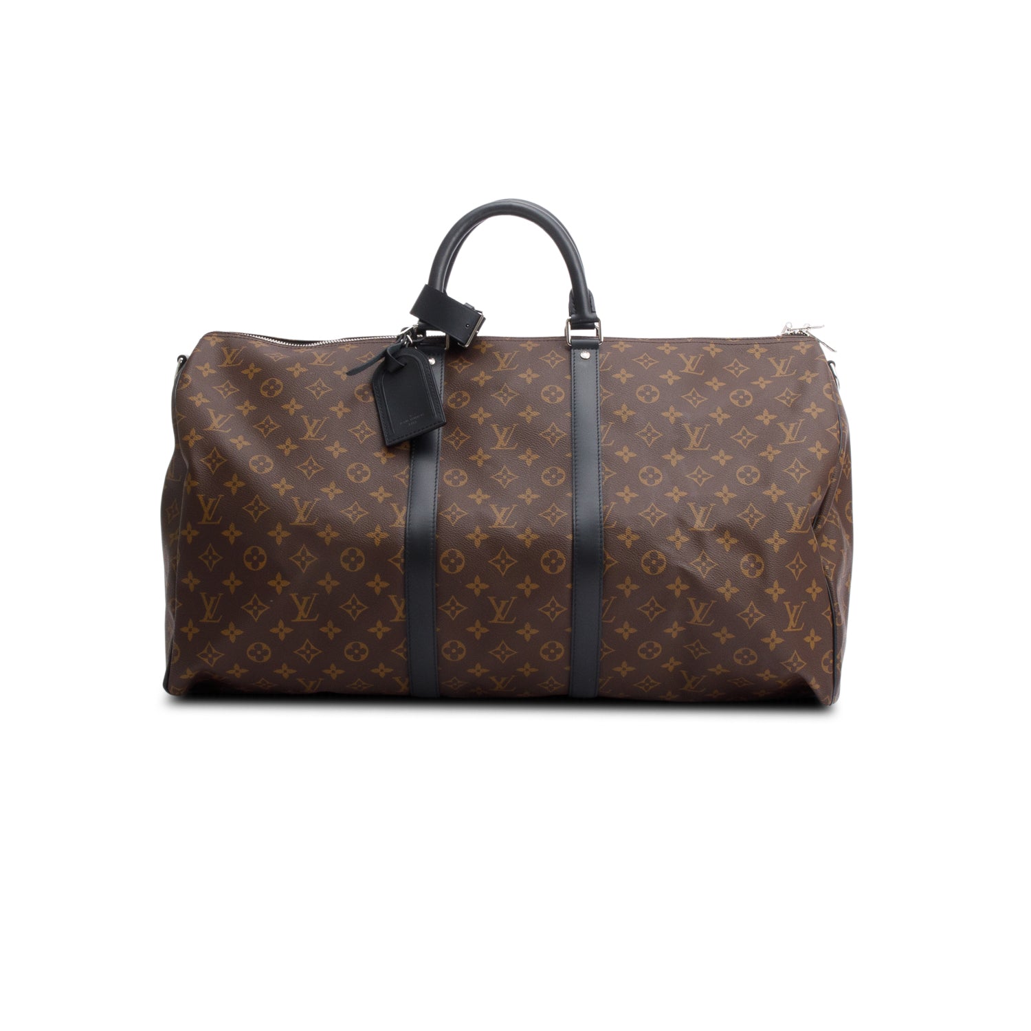 Louis Vuitton Monogram Macassar Keepall Bandouliere 55 w/ Strap
