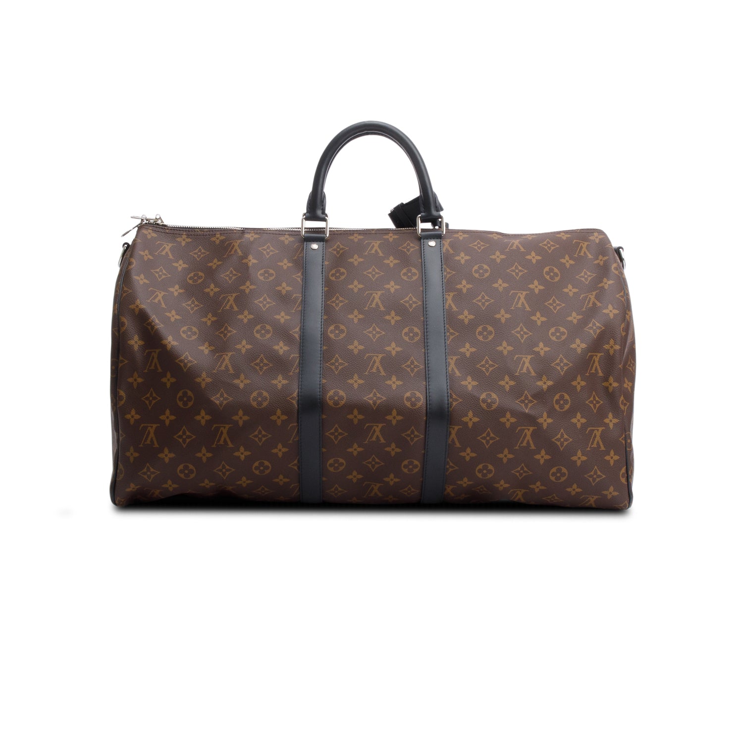 Louis Vuitton Monogram Macassar Keepall Bandouliere 55 w/ Strap