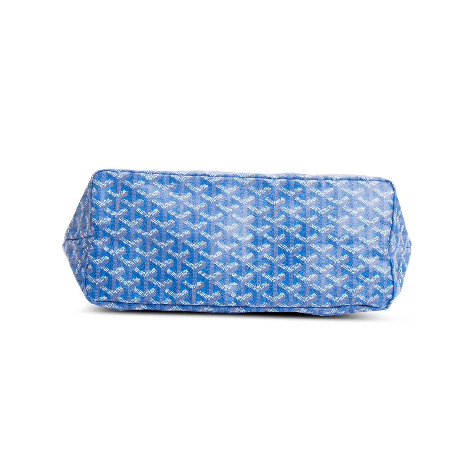 Goyard Blue Monogram Canvas Saint Louis Tote PM w/ Pouch