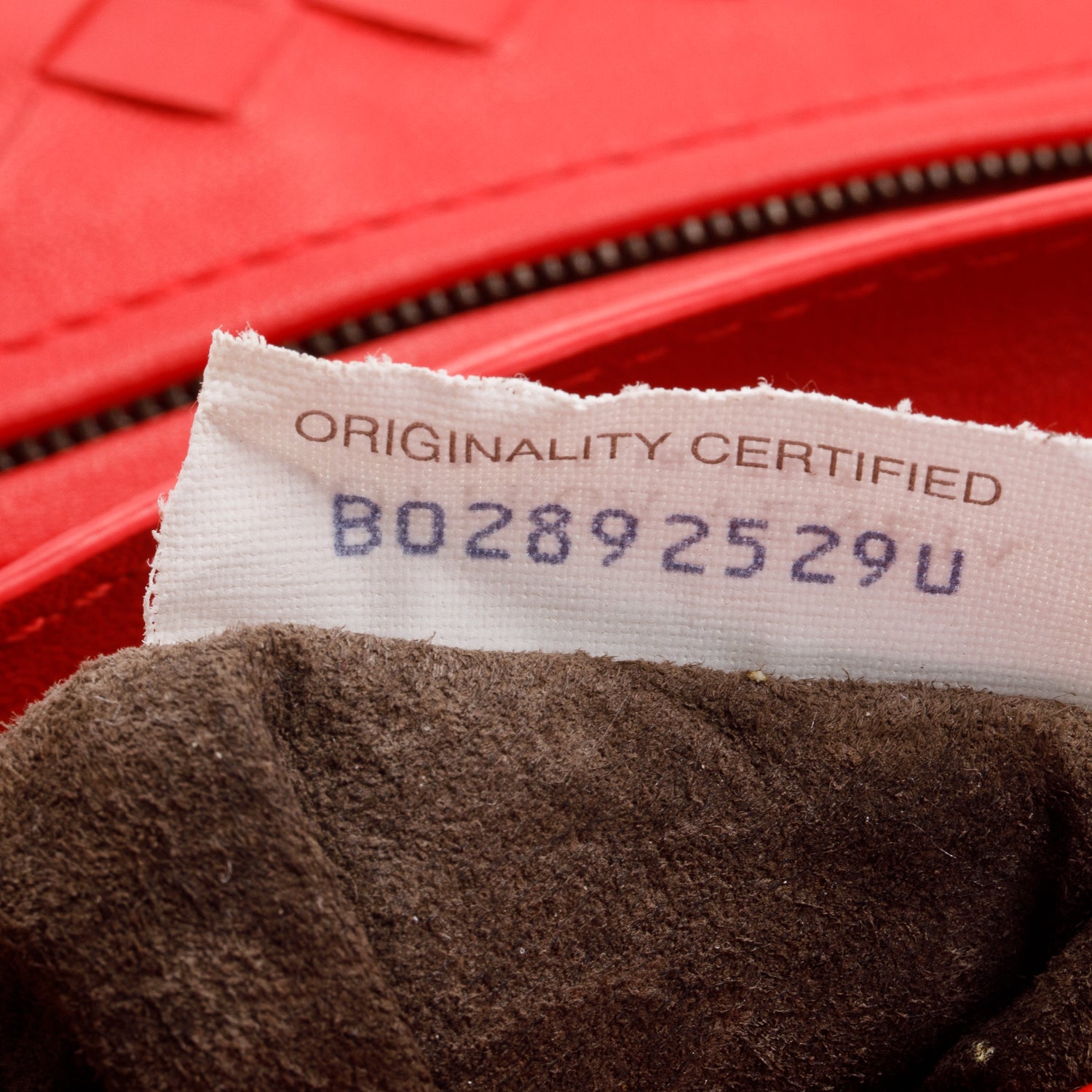 Bottega Veneta Red Intrecciato Small Chain Messenger Bag