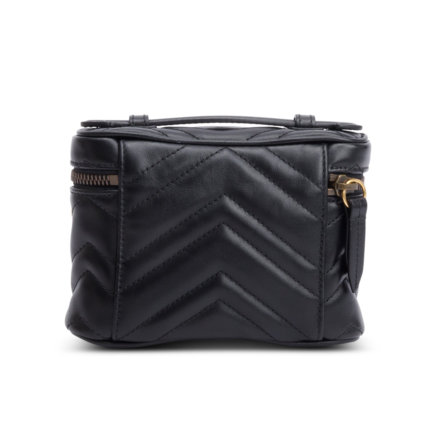 Gucci GG Marmont Matelasse Leather Mini Top Handle Bag w/ Box