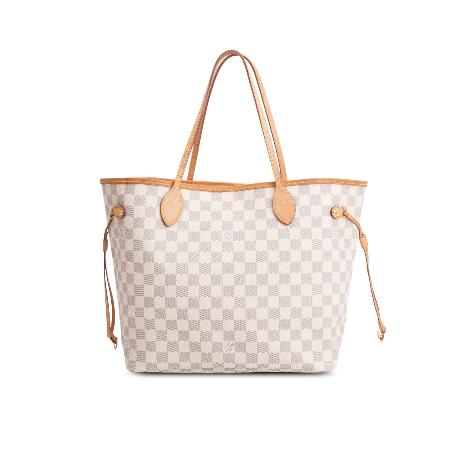 Louis Vuitton Damier Azur Neverfull MM w/ Pouch