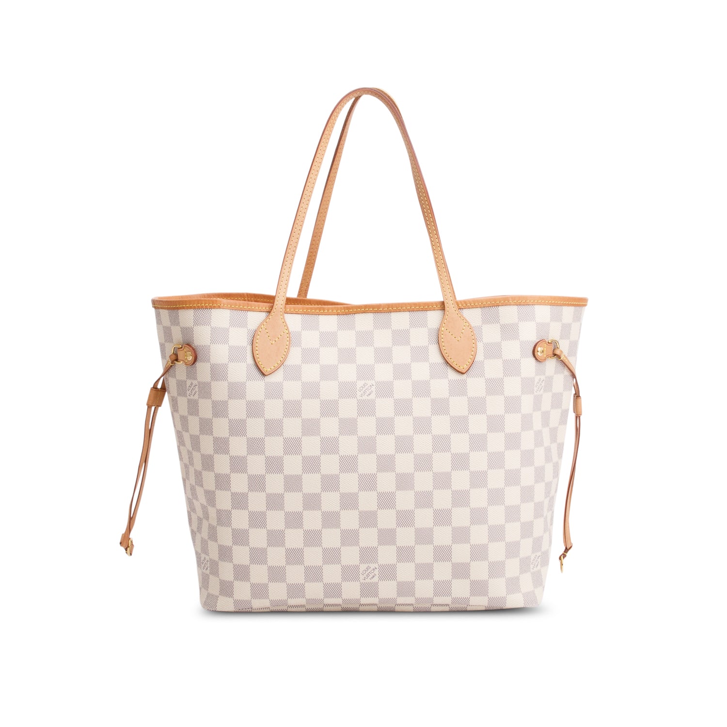 Louis Vuitton Damier Azur Neverfull MM w/ Pouch