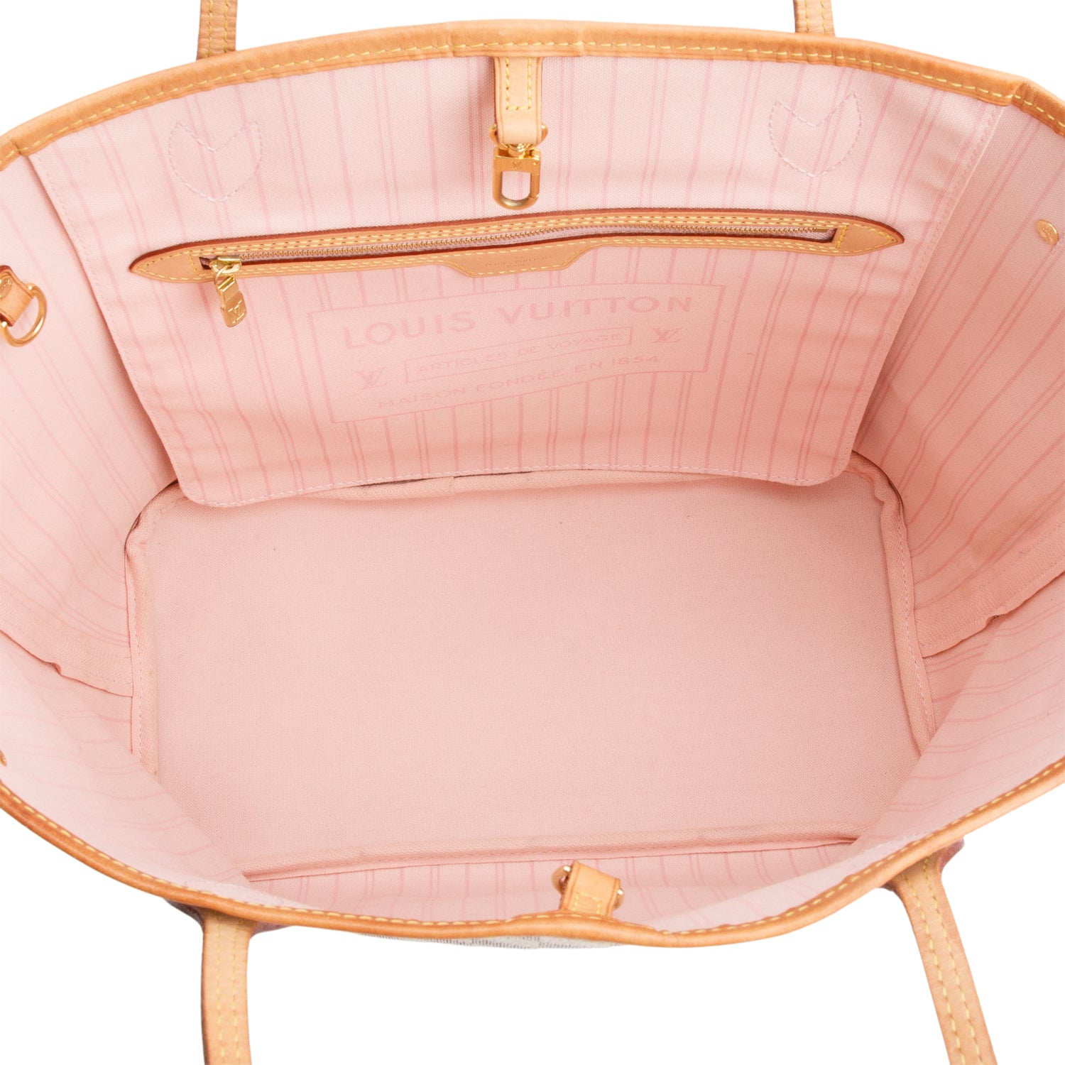 Louis Vuitton Damier Azur Neverfull MM w/ Pouch