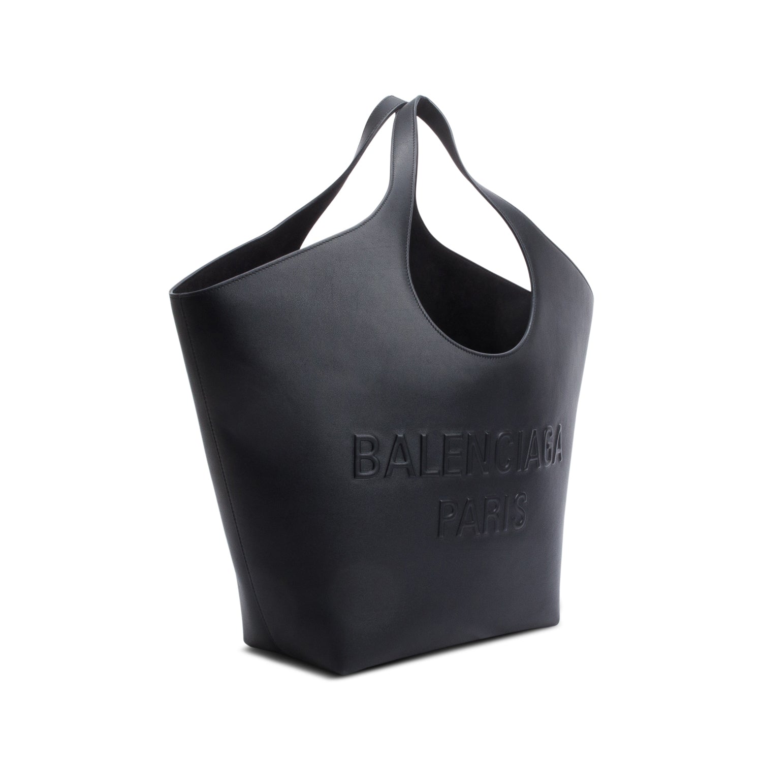Balenciaga Black Calfskin Leather Medium Mary Kate Tote w/ Pouch