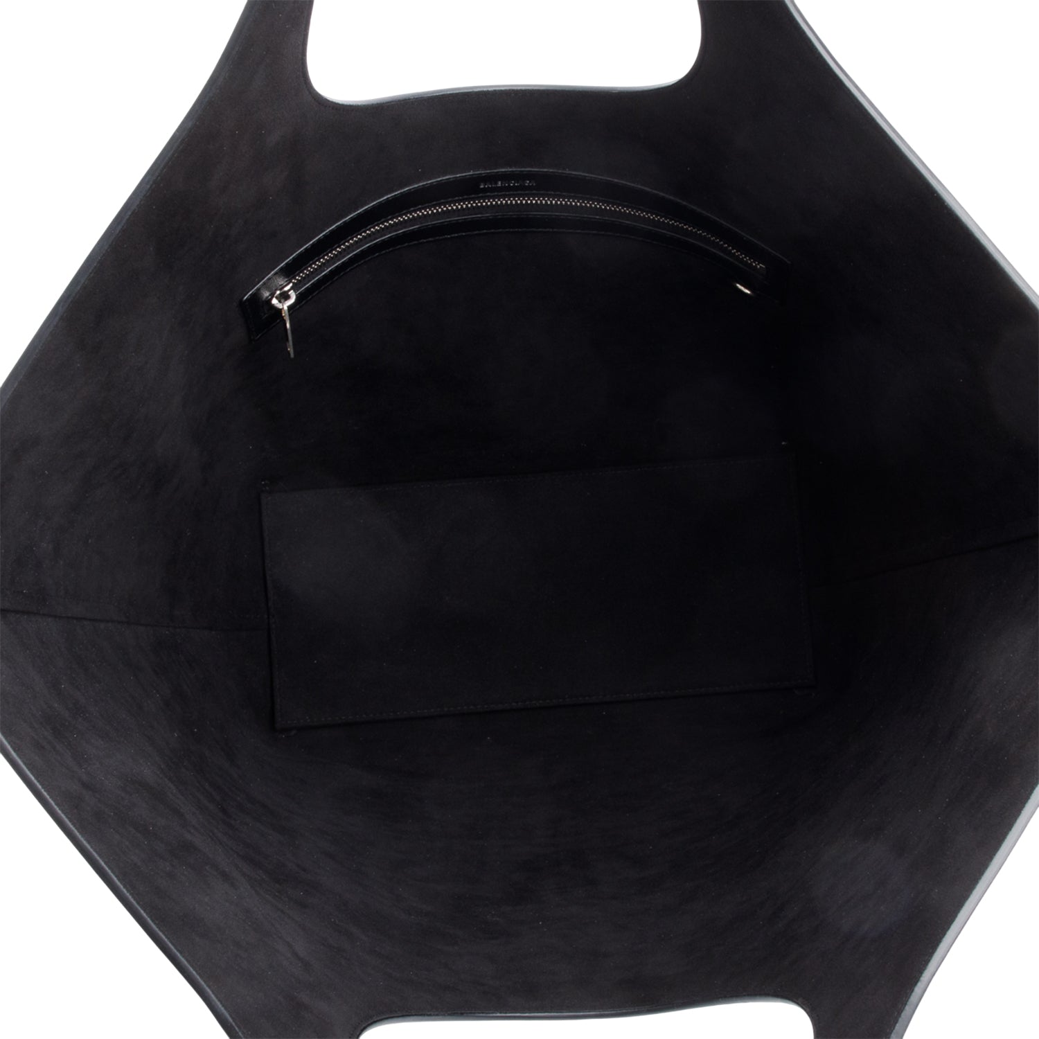 Balenciaga Black Calfskin Leather Medium Mary Kate Tote w/ Pouch
