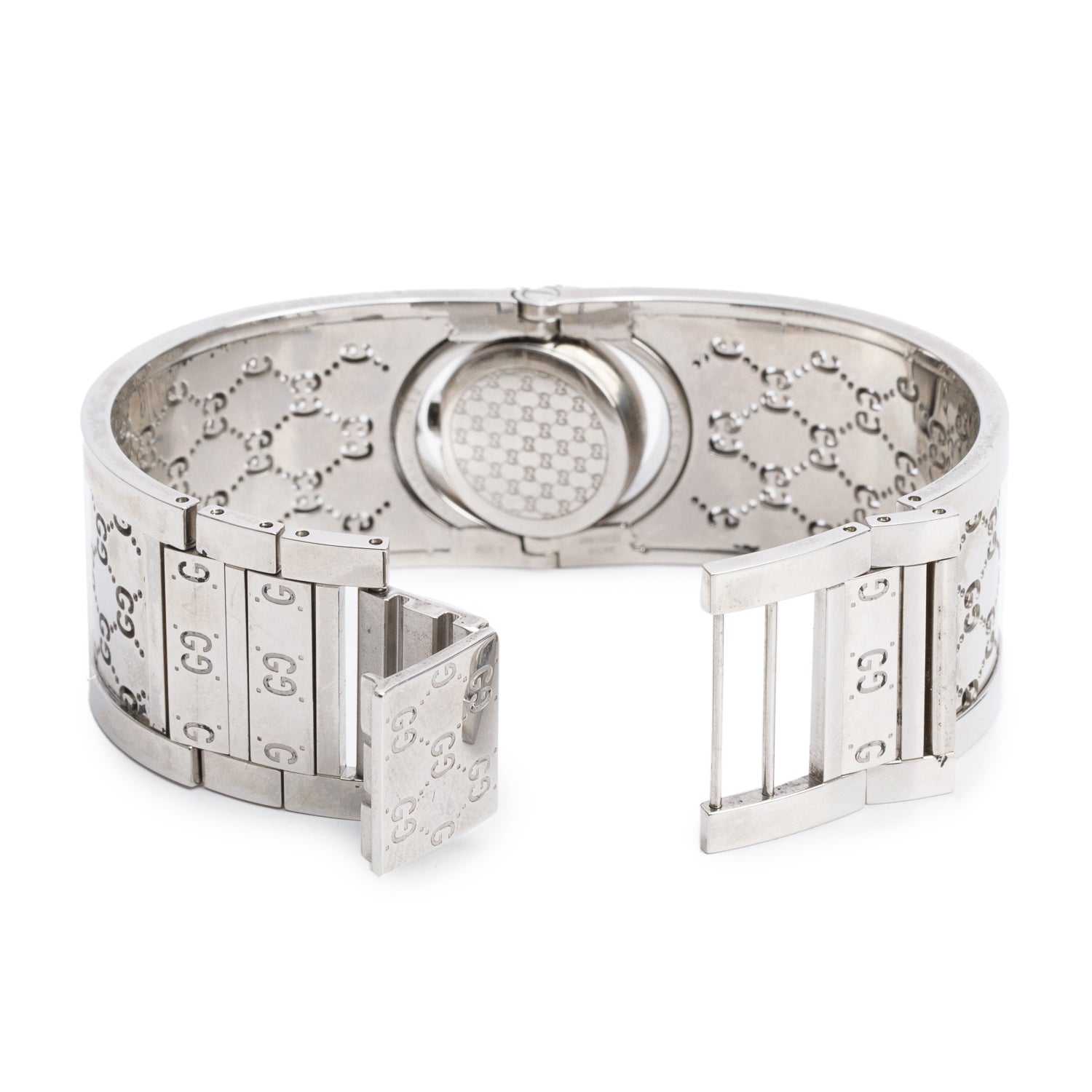 Gucci Stainless Steel Diamond Bezel Twirl Quartz Watch