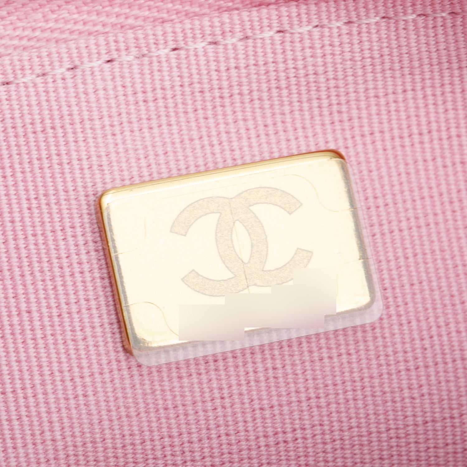 Chanel Pink Iridescent Quilted Lambskin Leather CC Pearl Crush Classic Wallet on Chain w/ Box