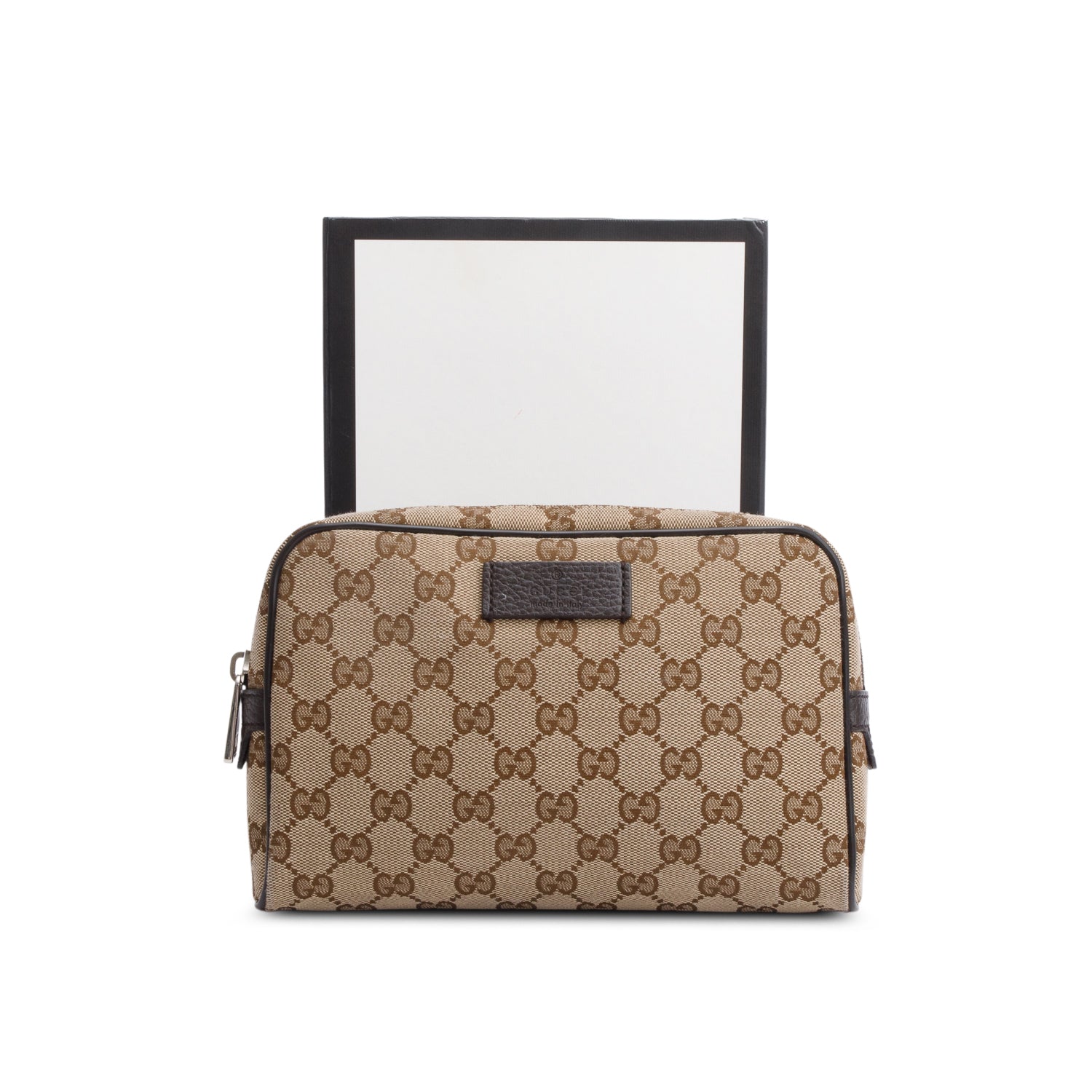 Gucci Beige GG Canvas Belt Bag w/ Box