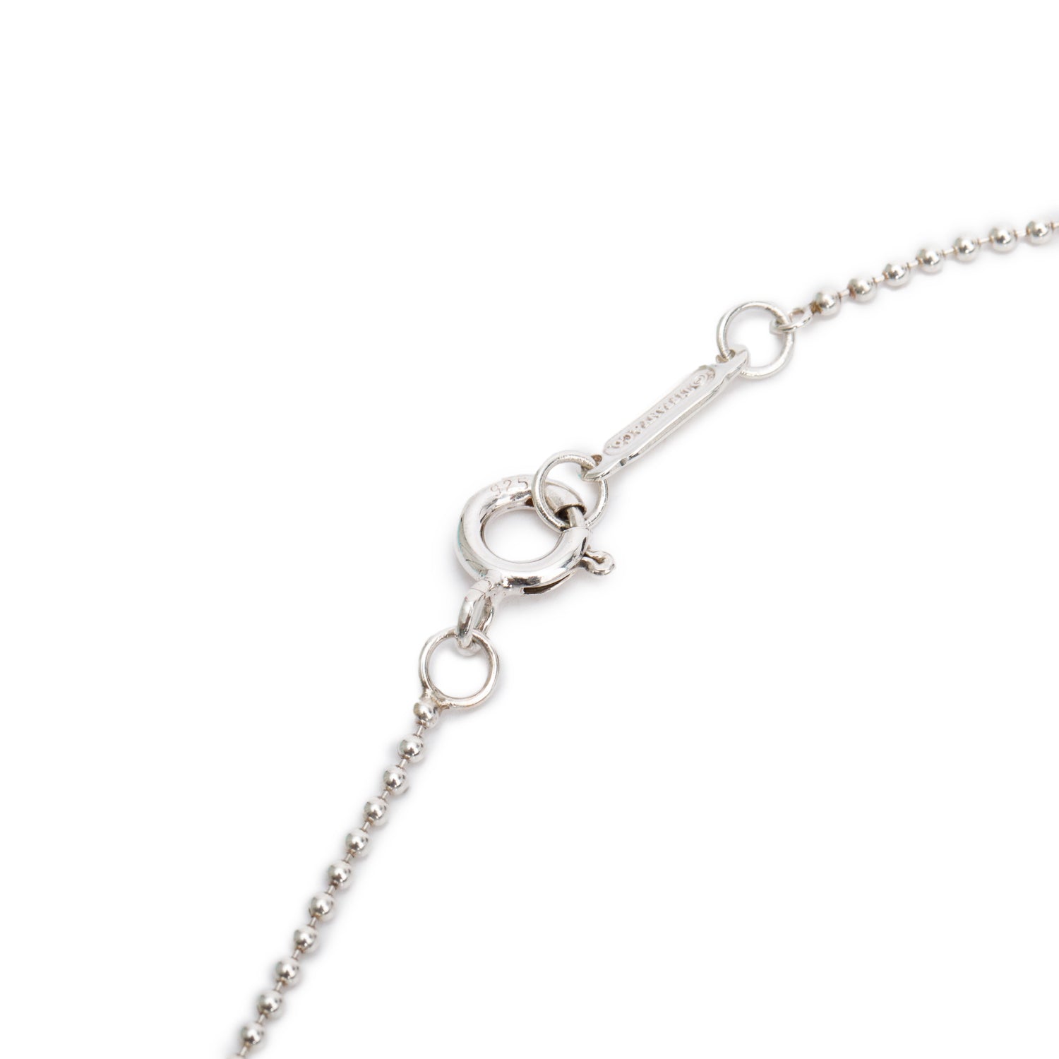 Tiffany & Co. Sterling Silver Large Crown Key Pendant Necklace