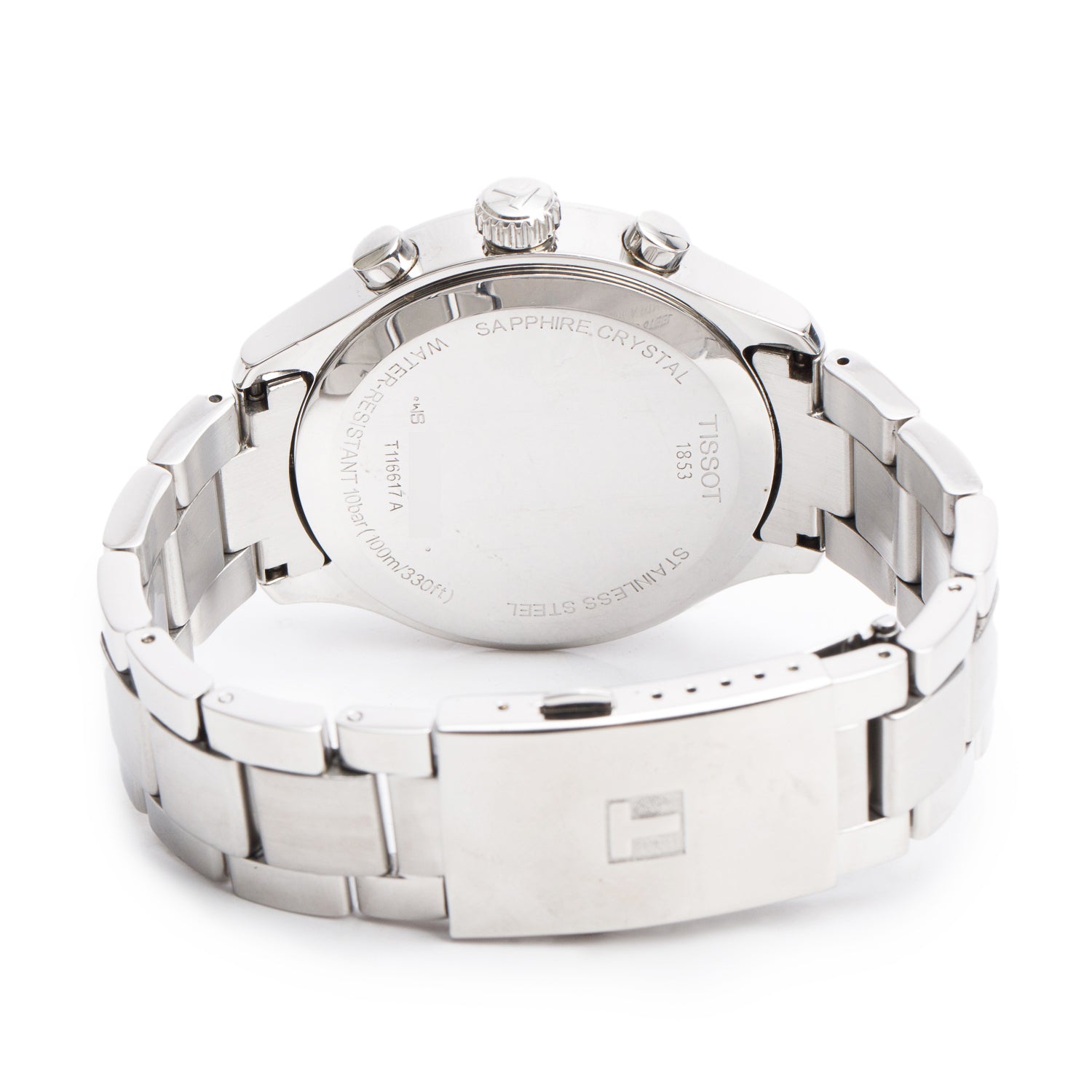 Tissot Stainless Steel Silver Dial Chrono XL Classic 45 MM Quartz Watch w/ Box
