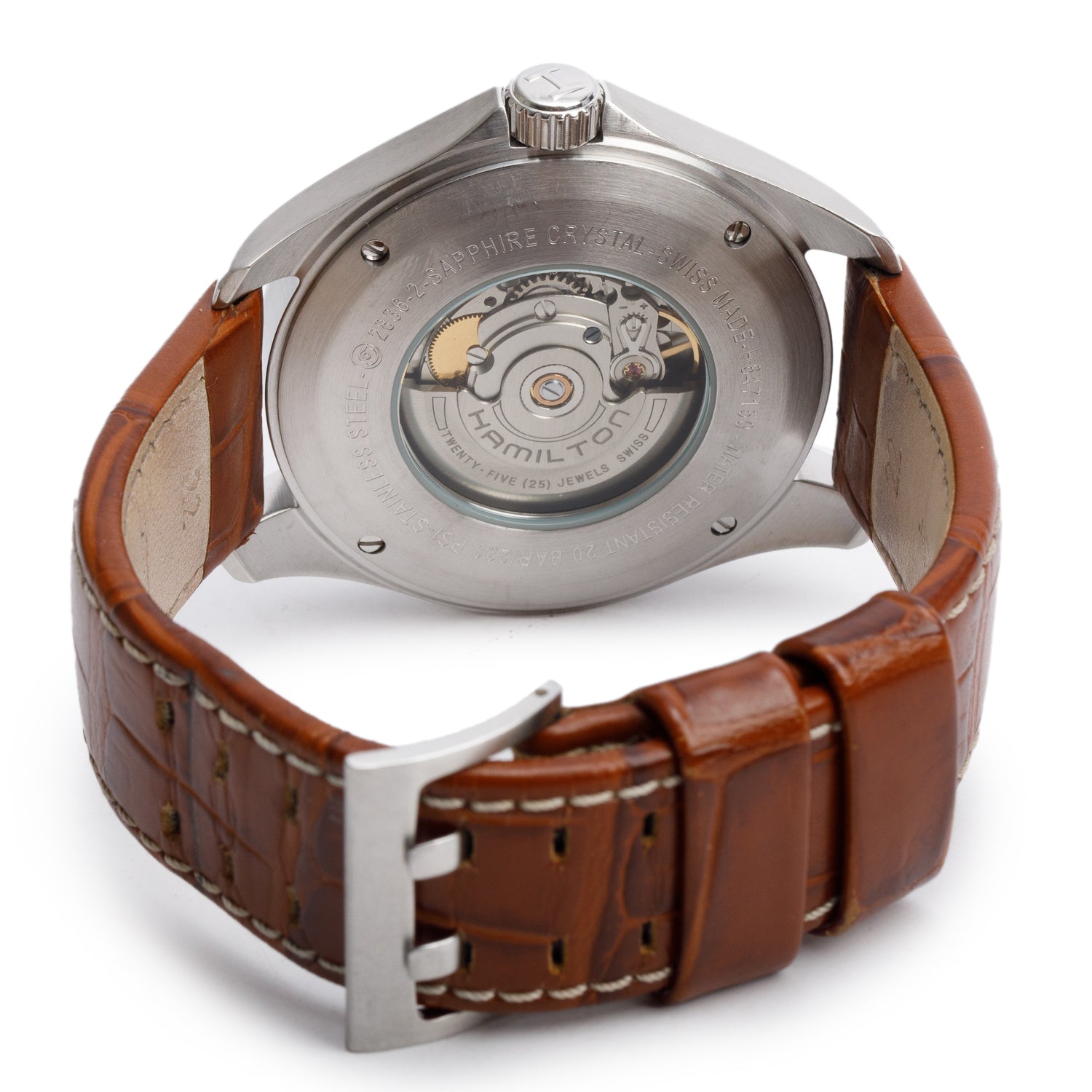 Hamilton Stainless Steel Khaki Aviation Pilot Day Date 46 MM Automatic Watch 2836 w/ Box & Papers