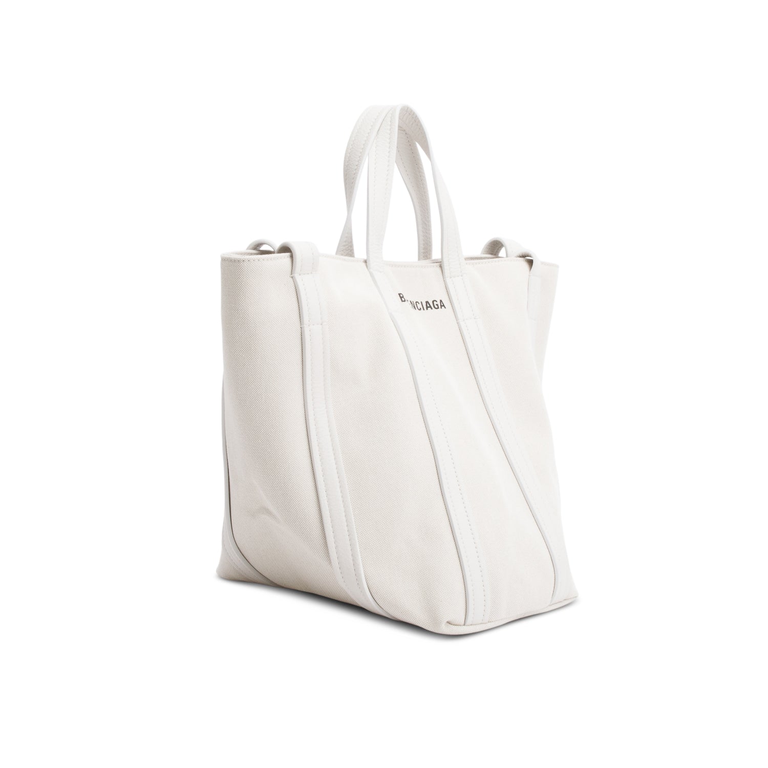 Balenciaga Neutral Canvas Fabric Everyday XS North-South Tote