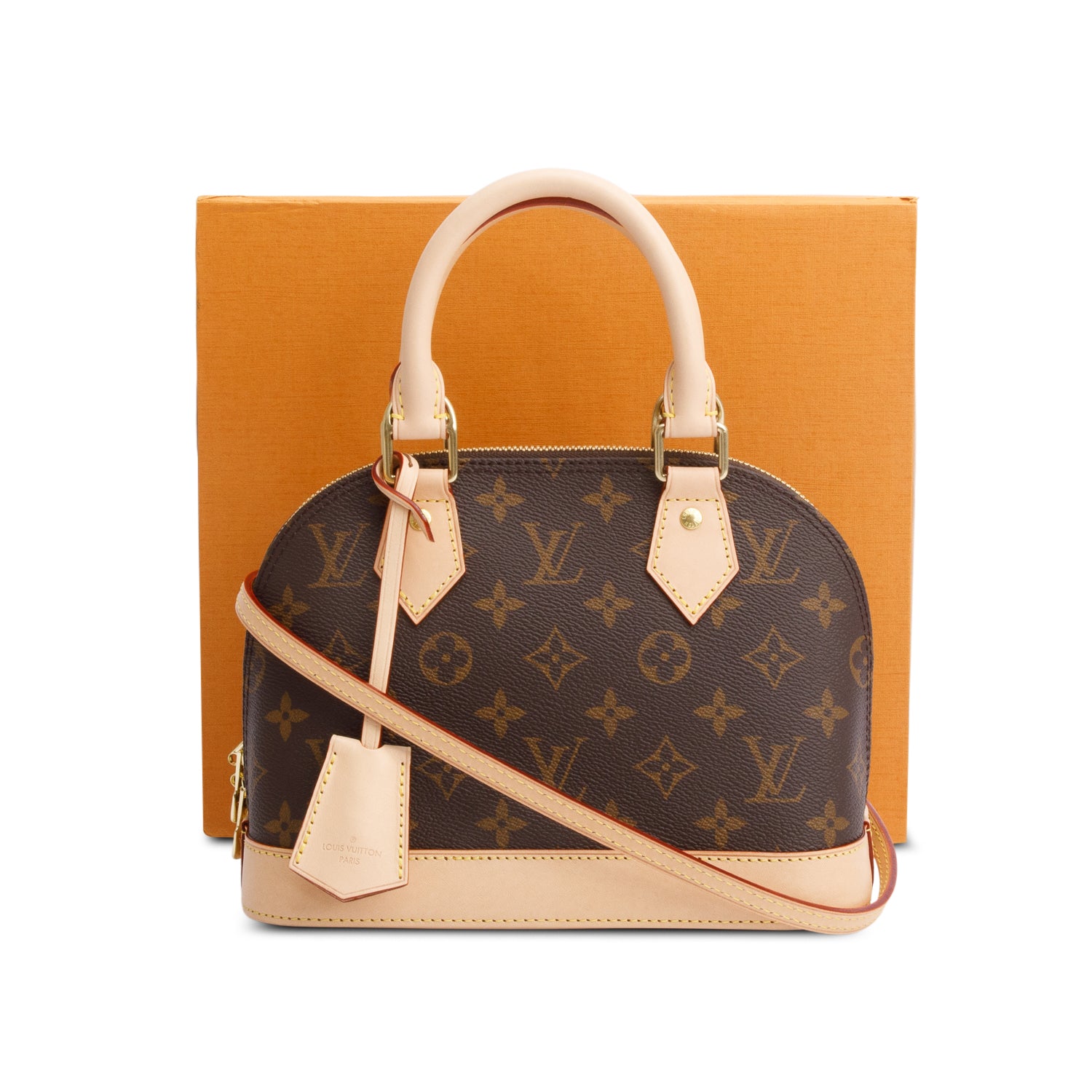 Louis Vuitton 2023 Monogram Alma BB w/ Strap, Receipt & Box