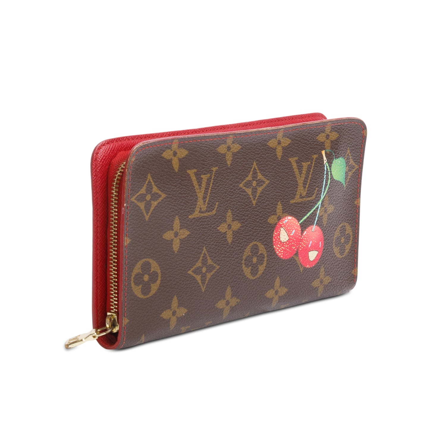 Louis Vuitton Monogram Cerises Porte-Monnaie Zippy Wallet