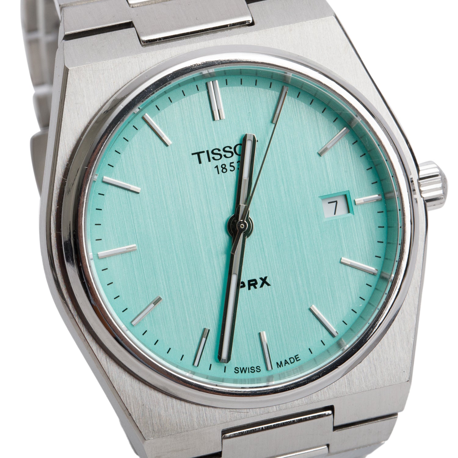 Tissot 2023 Stainless Steel PRX 40 MM Quartz Watch Light Green Dial w/ Box & Papers