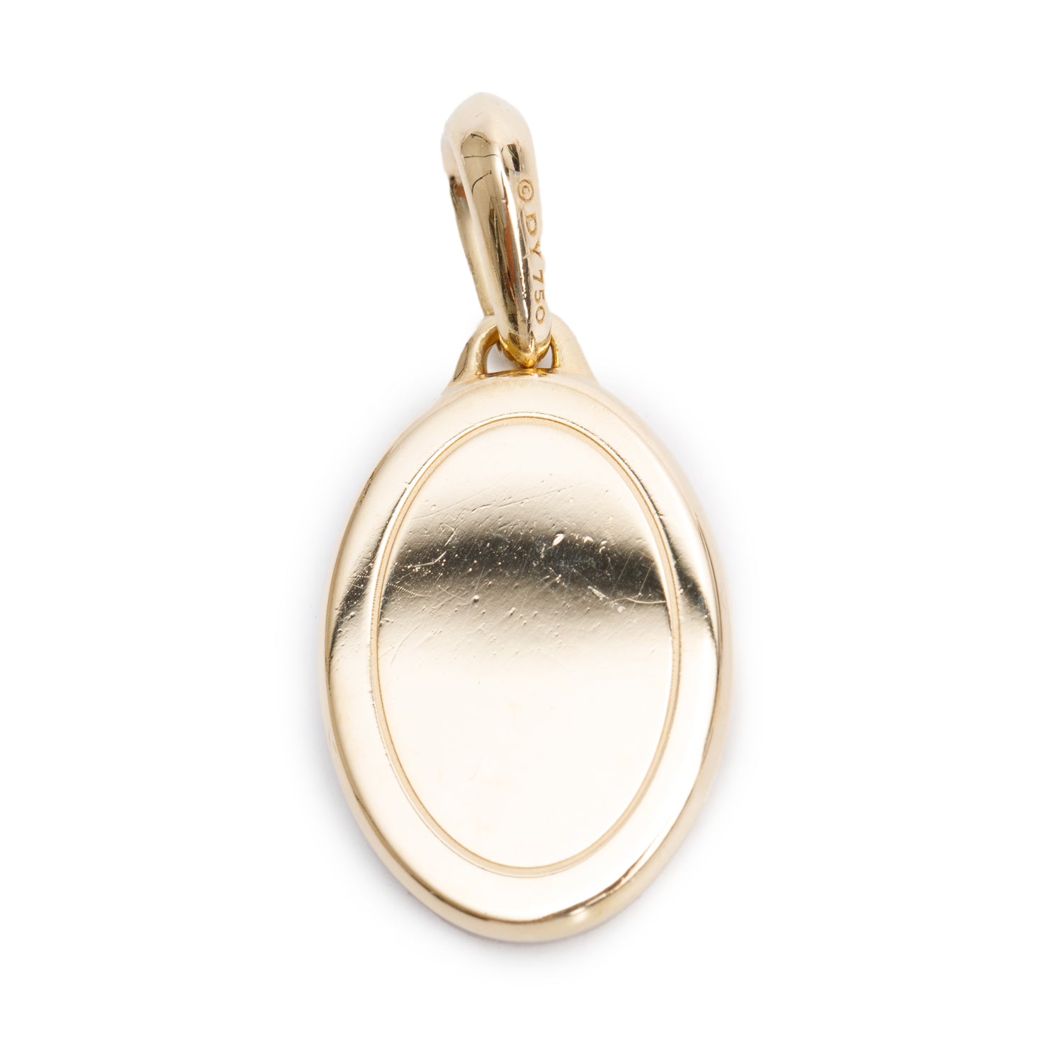 David Yurman 18k Yellow Gold St. Francis Amulet Pendant, 22.9 MM