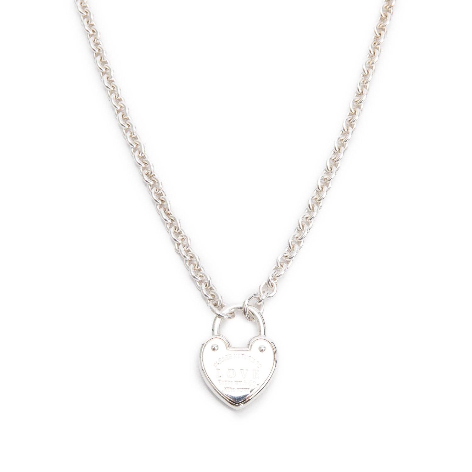 Tiffany & Co. Sterling Silver Return to Tiffany Love Lock Necklace