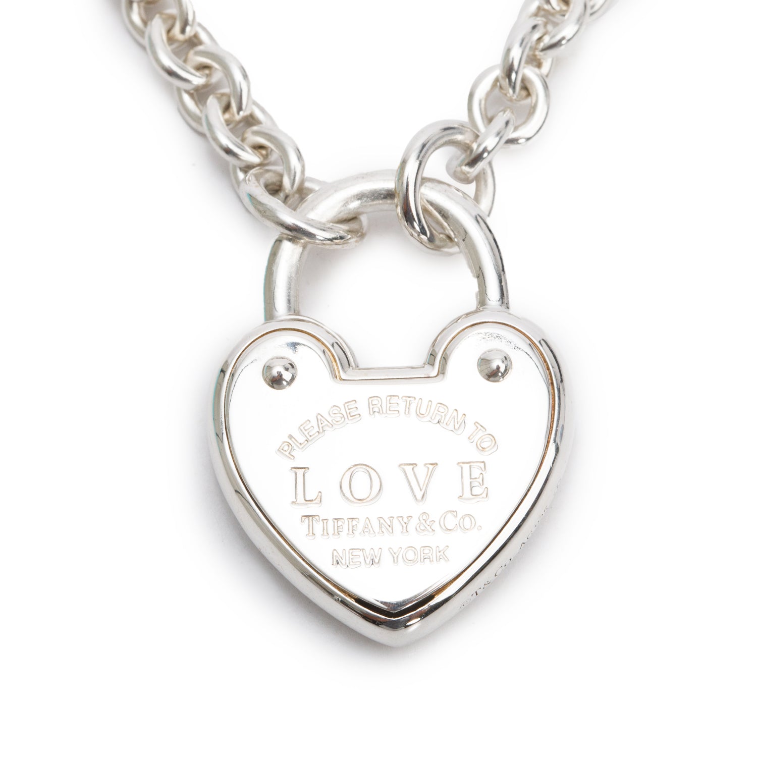 Tiffany & Co. Sterling Silver Return to Tiffany Love Lock Necklace