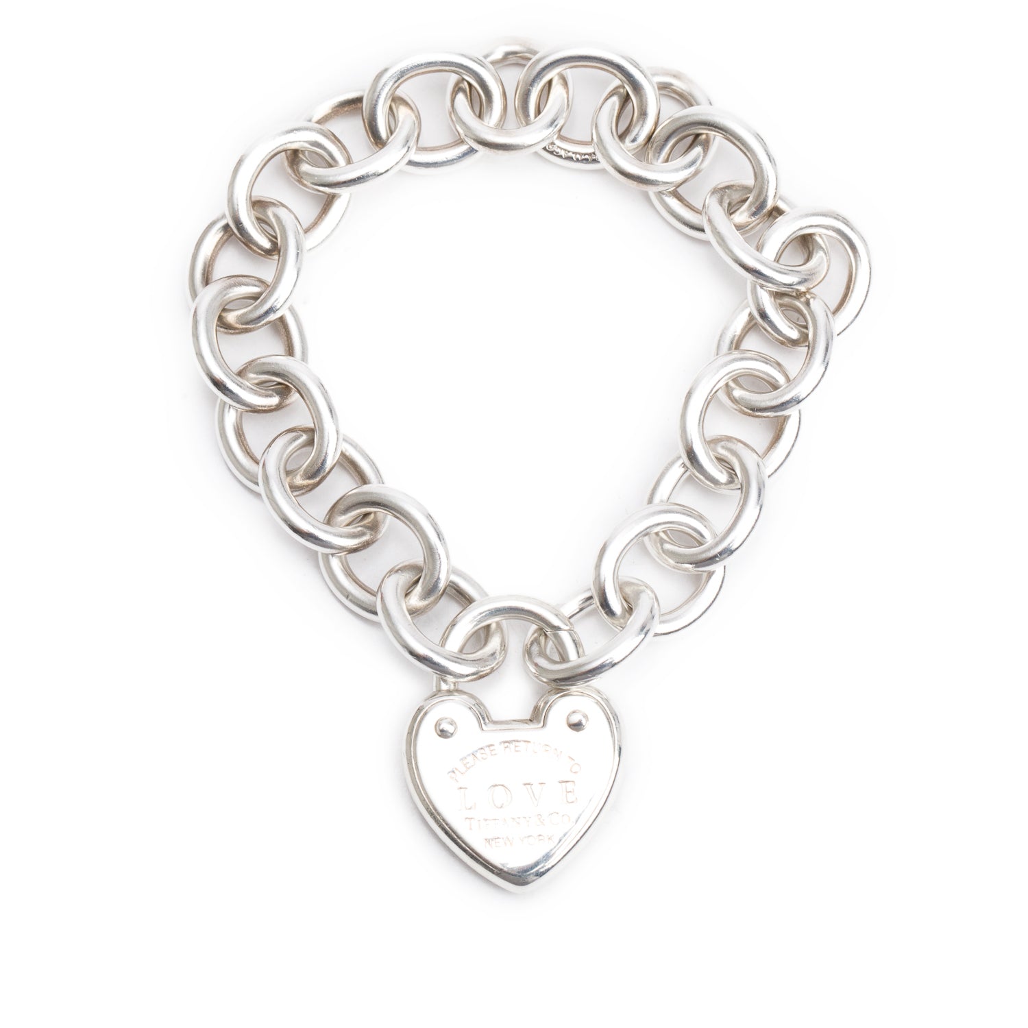 Tiffany & Co. Sterling Silver Return to Tiffany Love Lock Bracelet