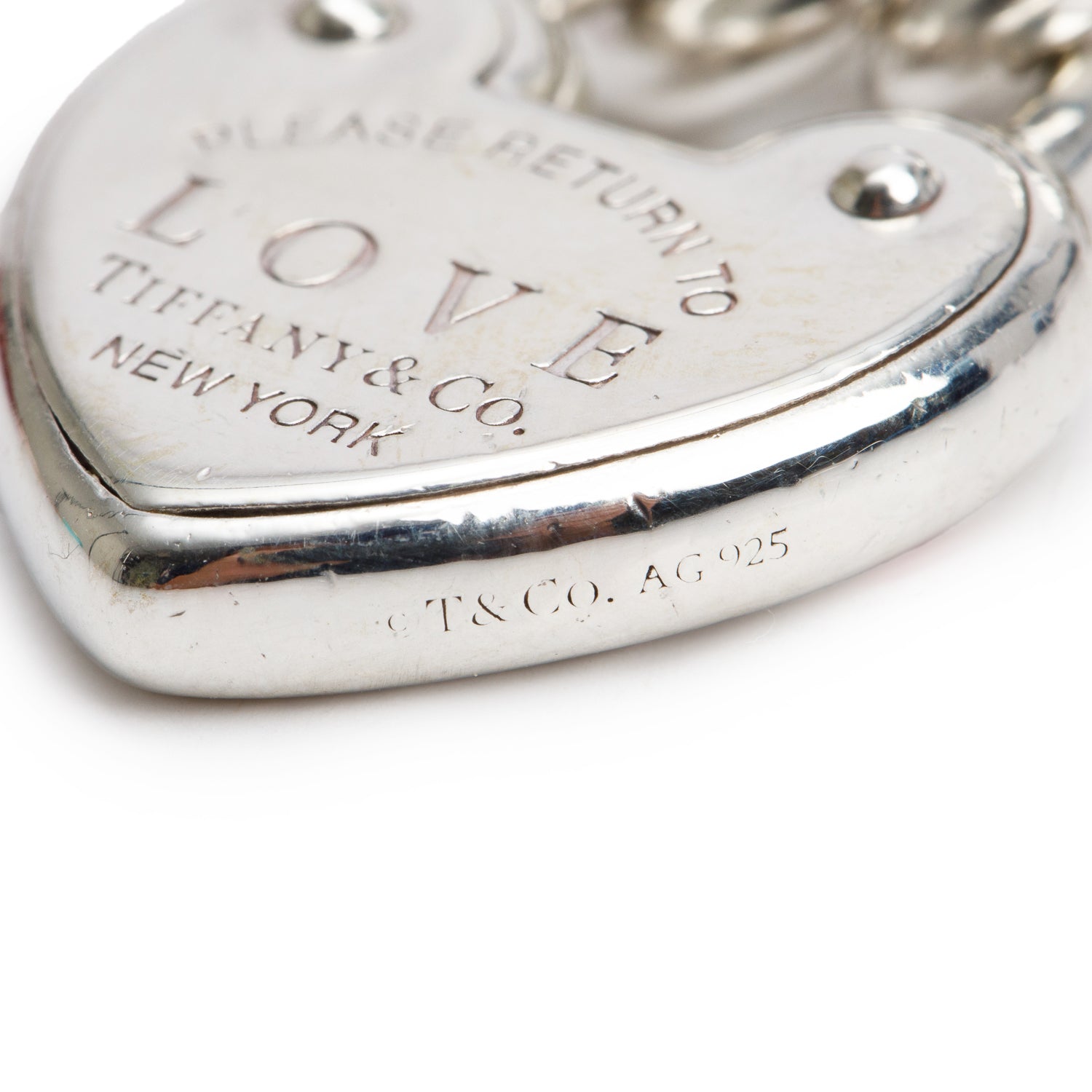 Tiffany & Co. Sterling Silver Return to Tiffany Love Lock Bracelet