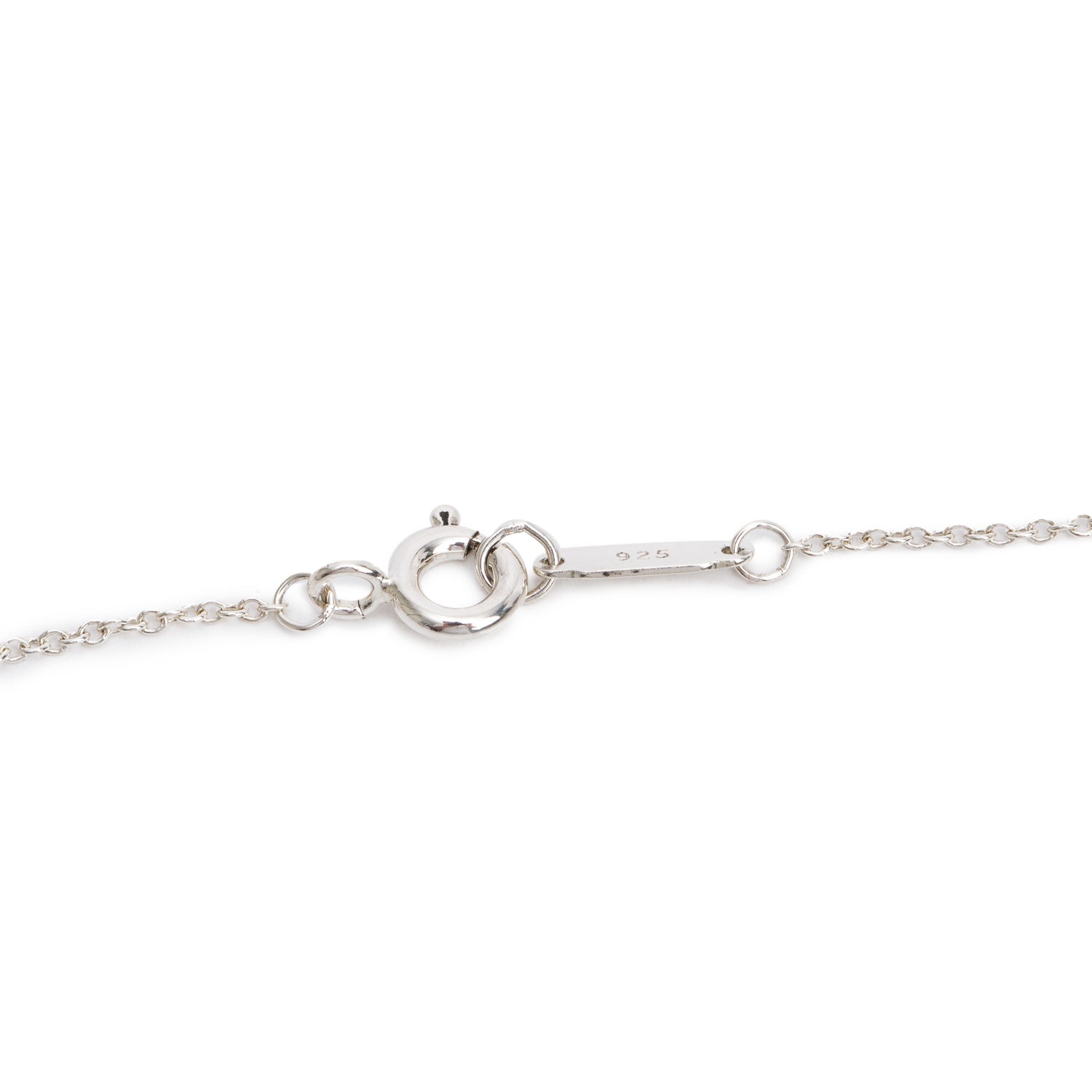 Tiffany & Co. Sterling Silver Square Notes Pendant Necklace