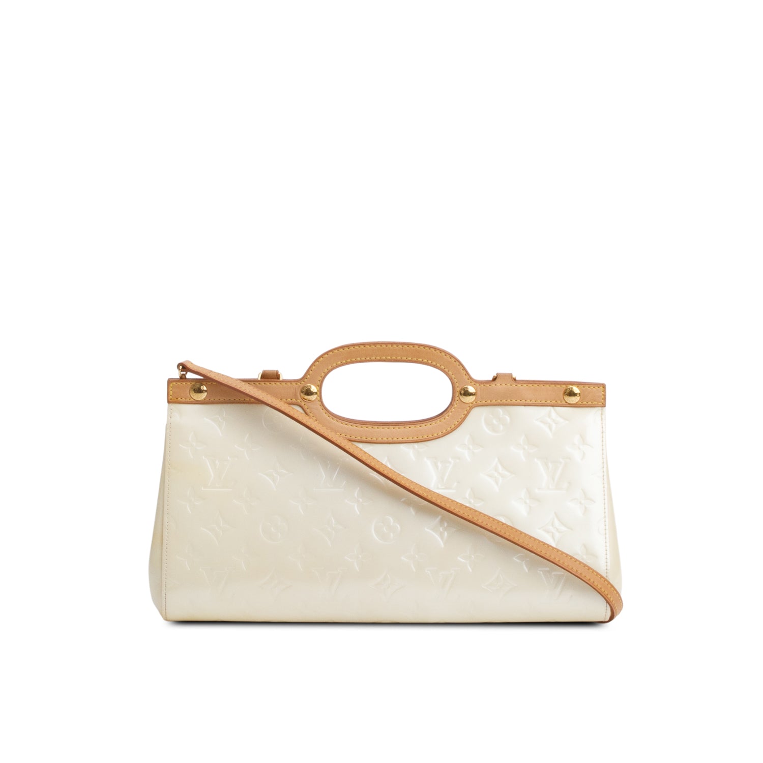 Louis Vuitton Neutral Monogram Vernis Roxbury w/ Strap