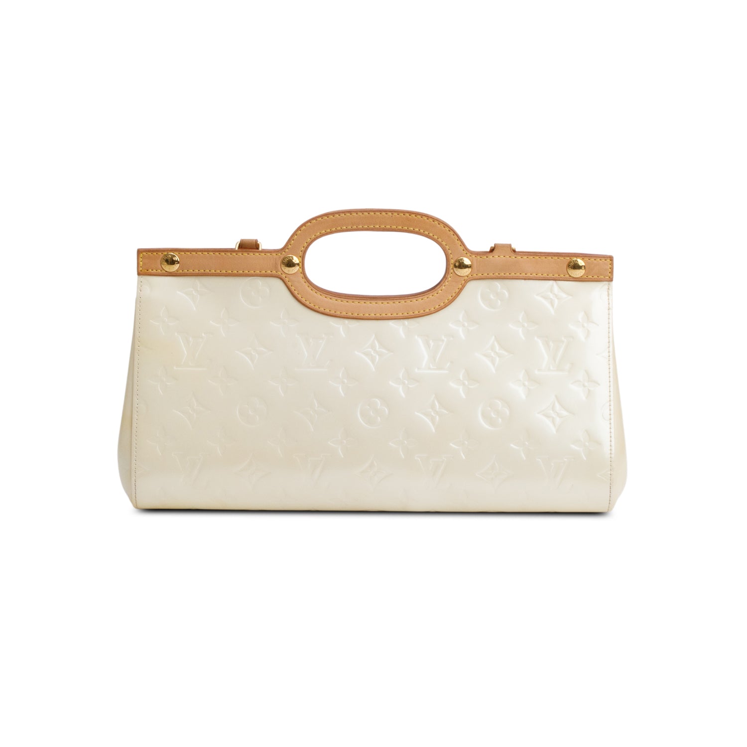 Louis Vuitton Neutral Monogram Vernis Roxbury w/ Strap