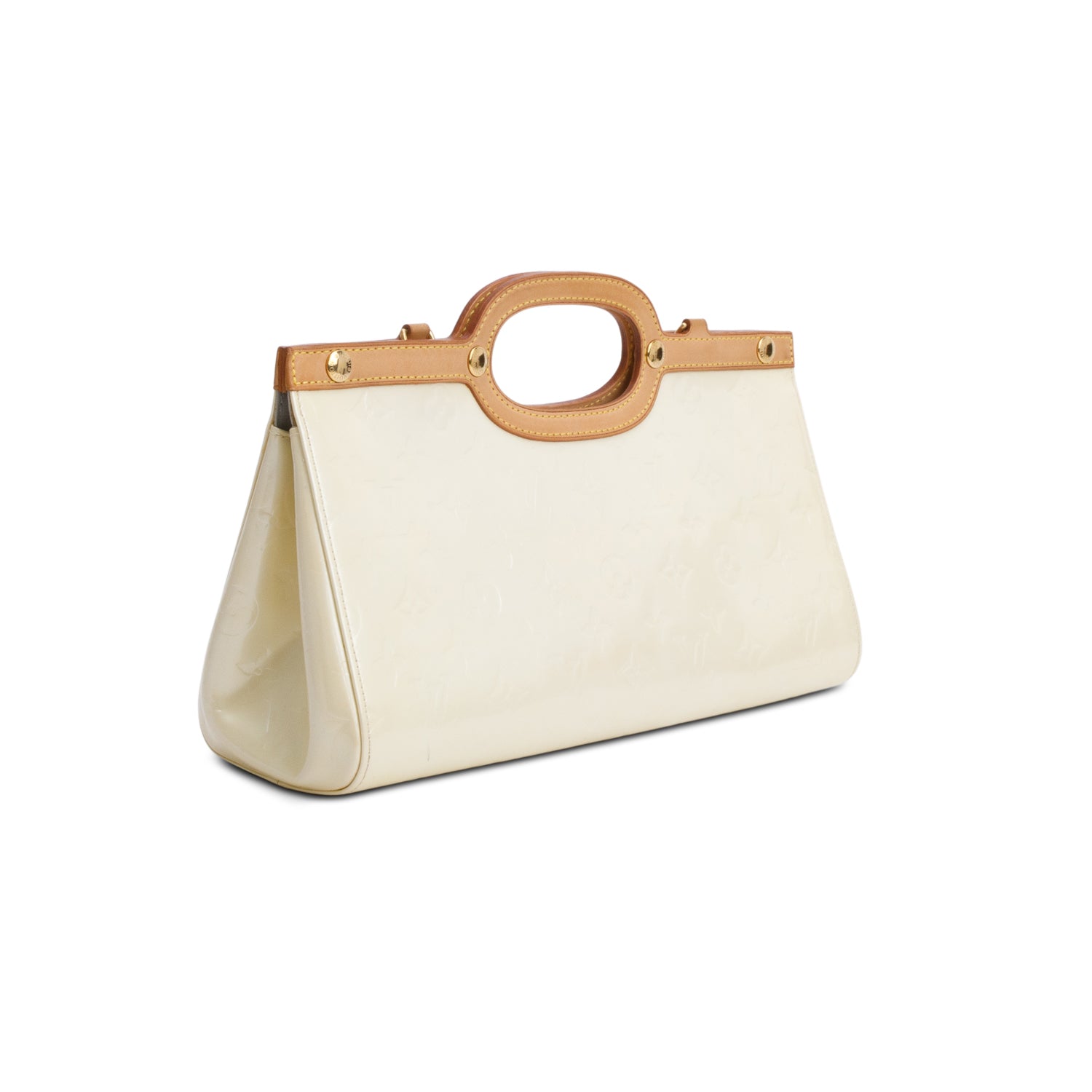 Louis Vuitton Neutral Monogram Vernis Roxbury w/ Strap
