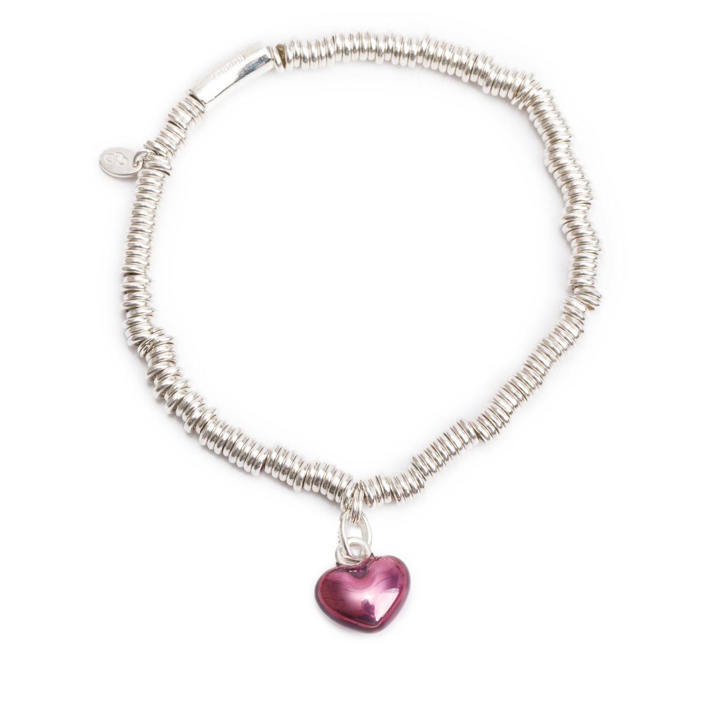 Links of London Sterling Silver Sweetie XS Heart Charm Bracelet