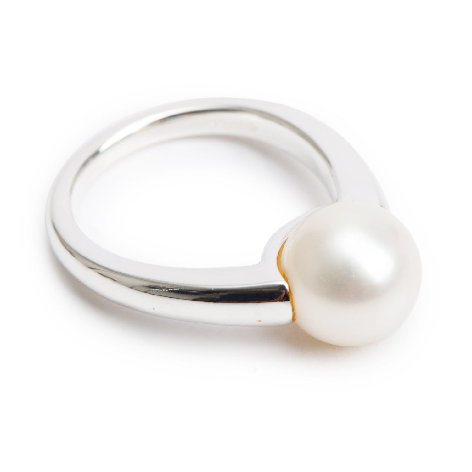 Links of London Sterling Silver Effervescence Pearl Ring, Size 6.25