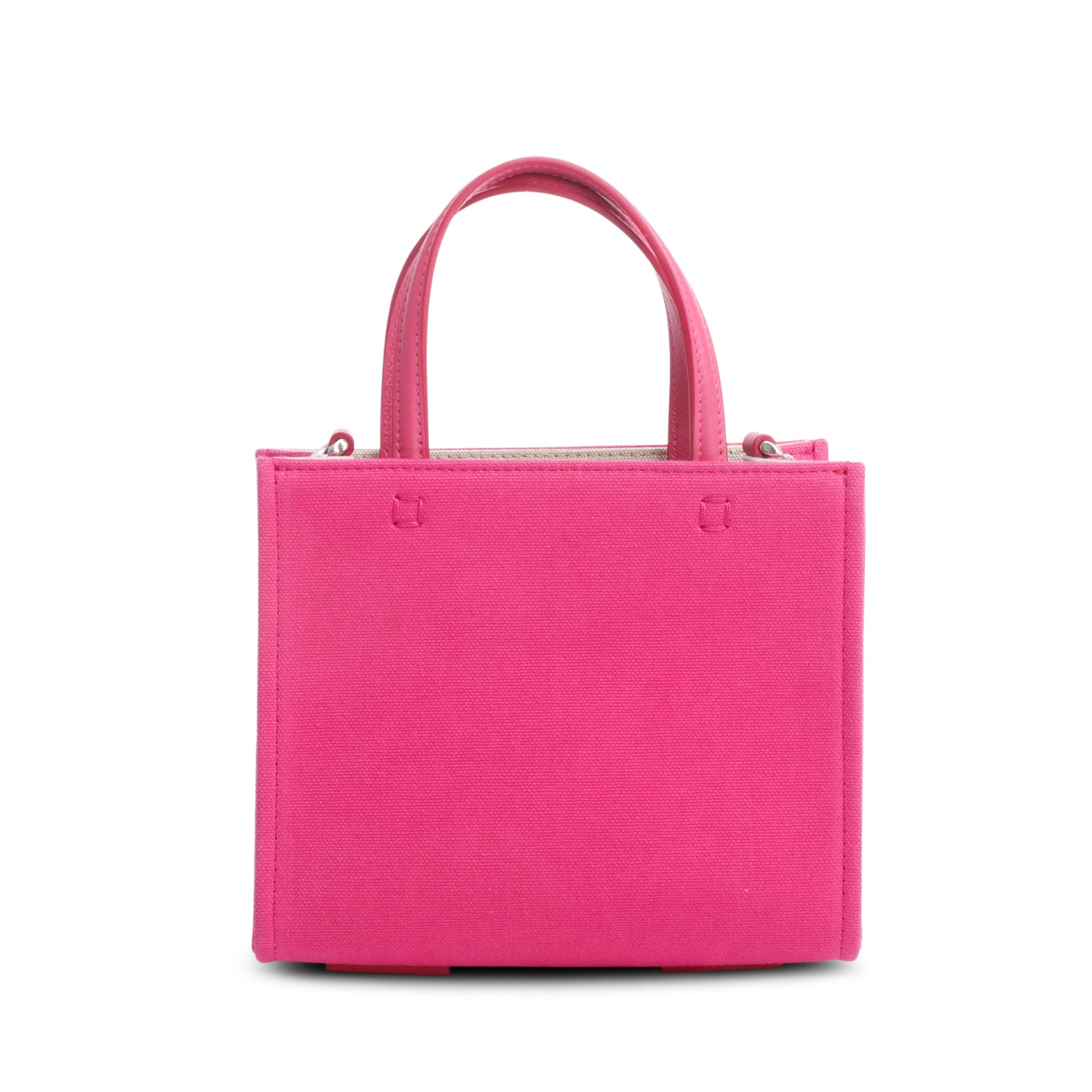Givenchy 2023 Pink Canvas Mini G Shopping Tote w/ Strap