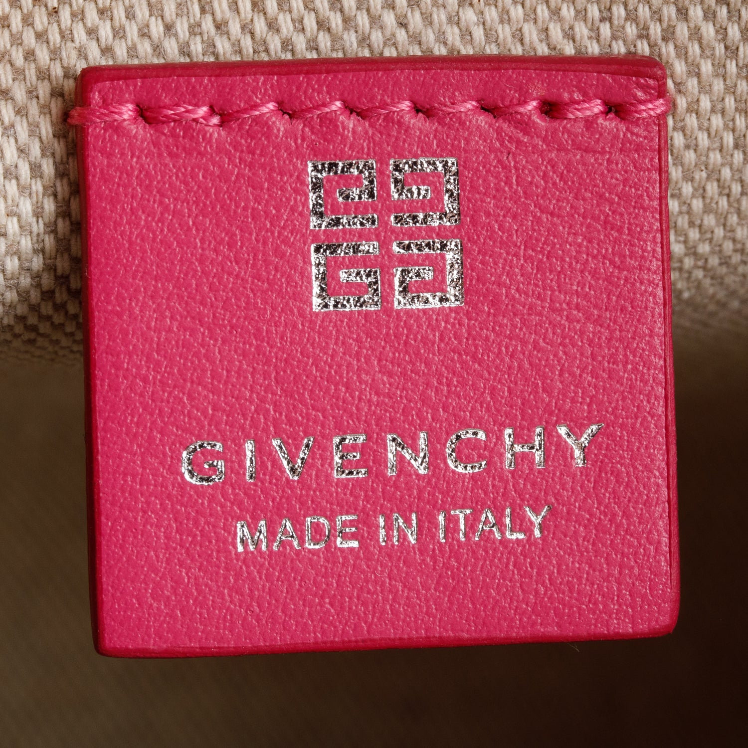 Givenchy 2023 Pink Canvas Mini G Shopping Tote w/ Strap