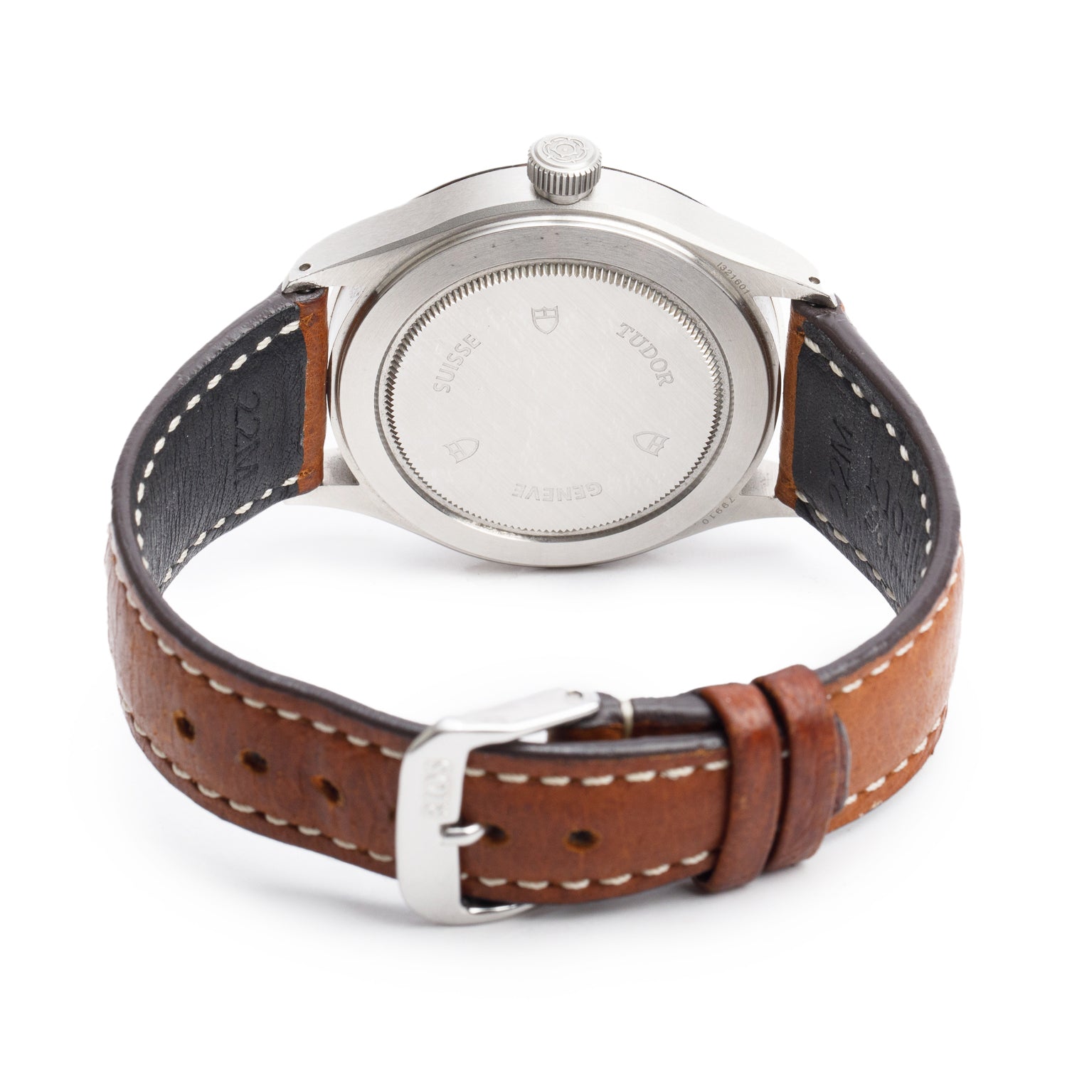 Tudor Stainless Steel Heritage Ranger 41 MM Automatic Watch Black Dial 79910 w/ Box & Papers