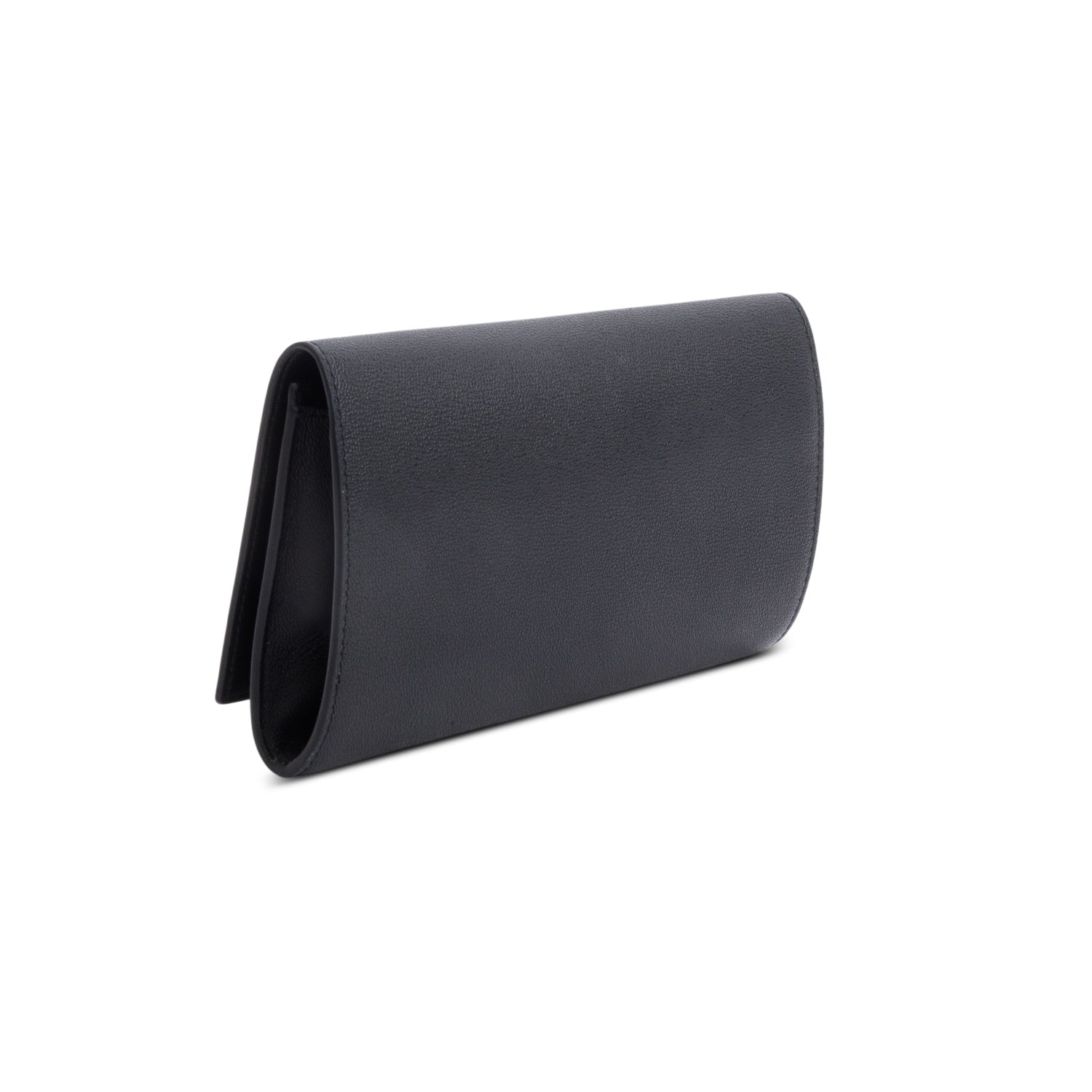 Alexander McQueen Black Leather Insignia Pouch