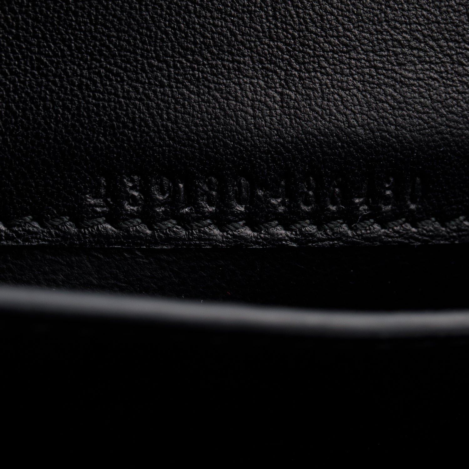 Alexander McQueen Black Leather Insignia Pouch