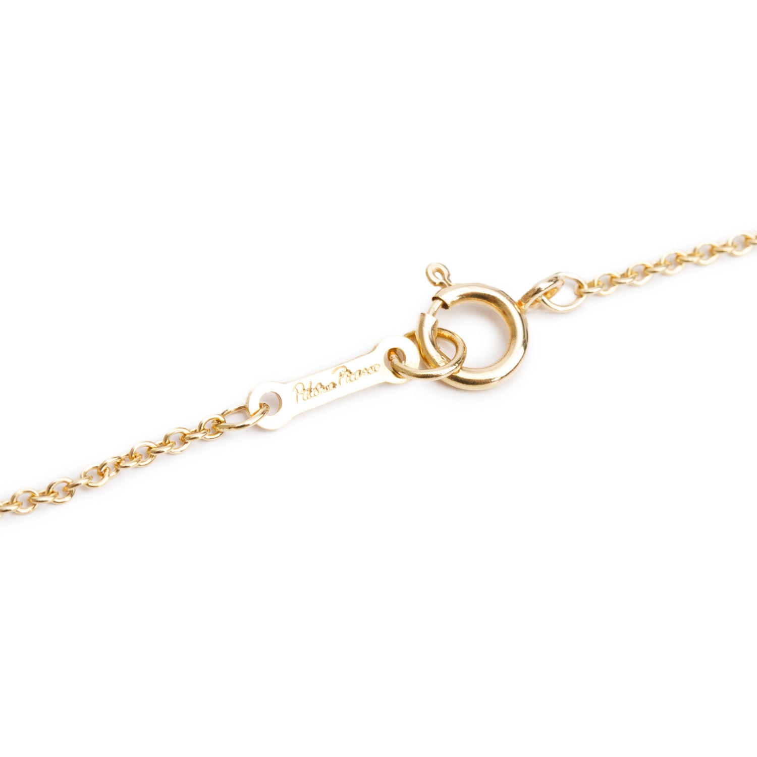 Tiffany & Co. Paloma Picasso 18k Yellow Gold Small Loving Heart Pendant Necklace w/ Box