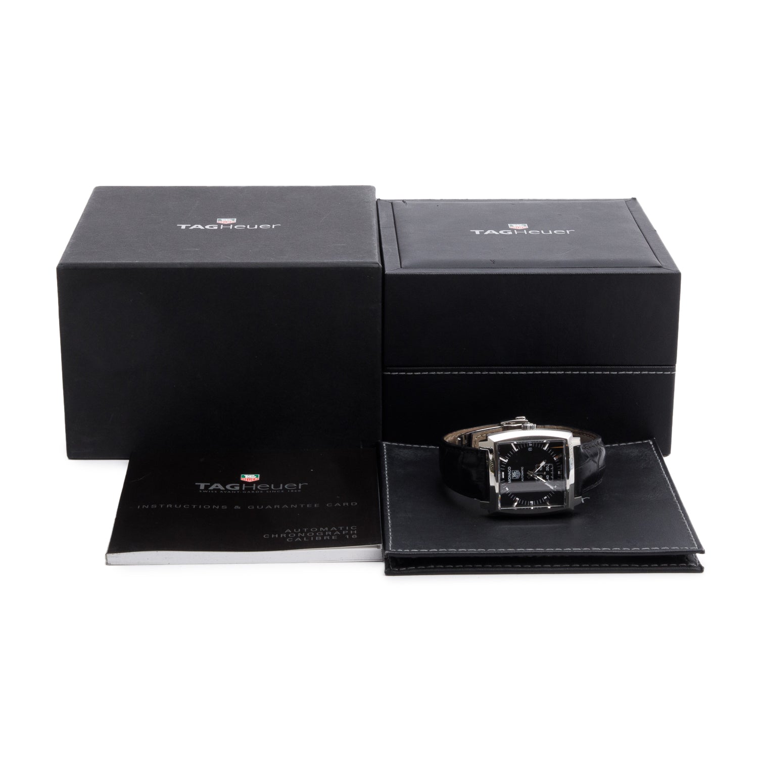 Tag Heuer Stainless Steel Monaco 37 MM Automatic Watch WW2110-0 w/ Box & Papers