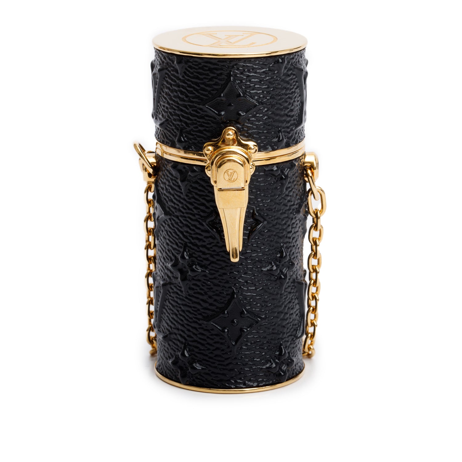 Louis Vuitton Monogram Midnight Embossed Lipstick Case Bag