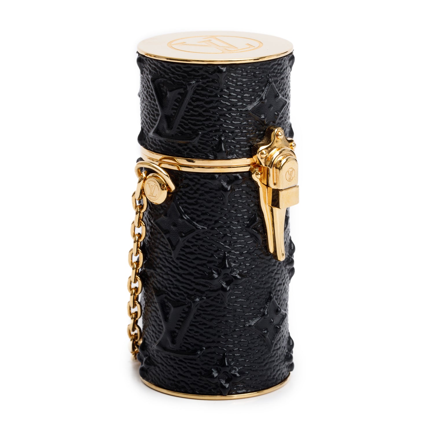 Louis Vuitton Monogram Midnight Embossed Lipstick Case Bag