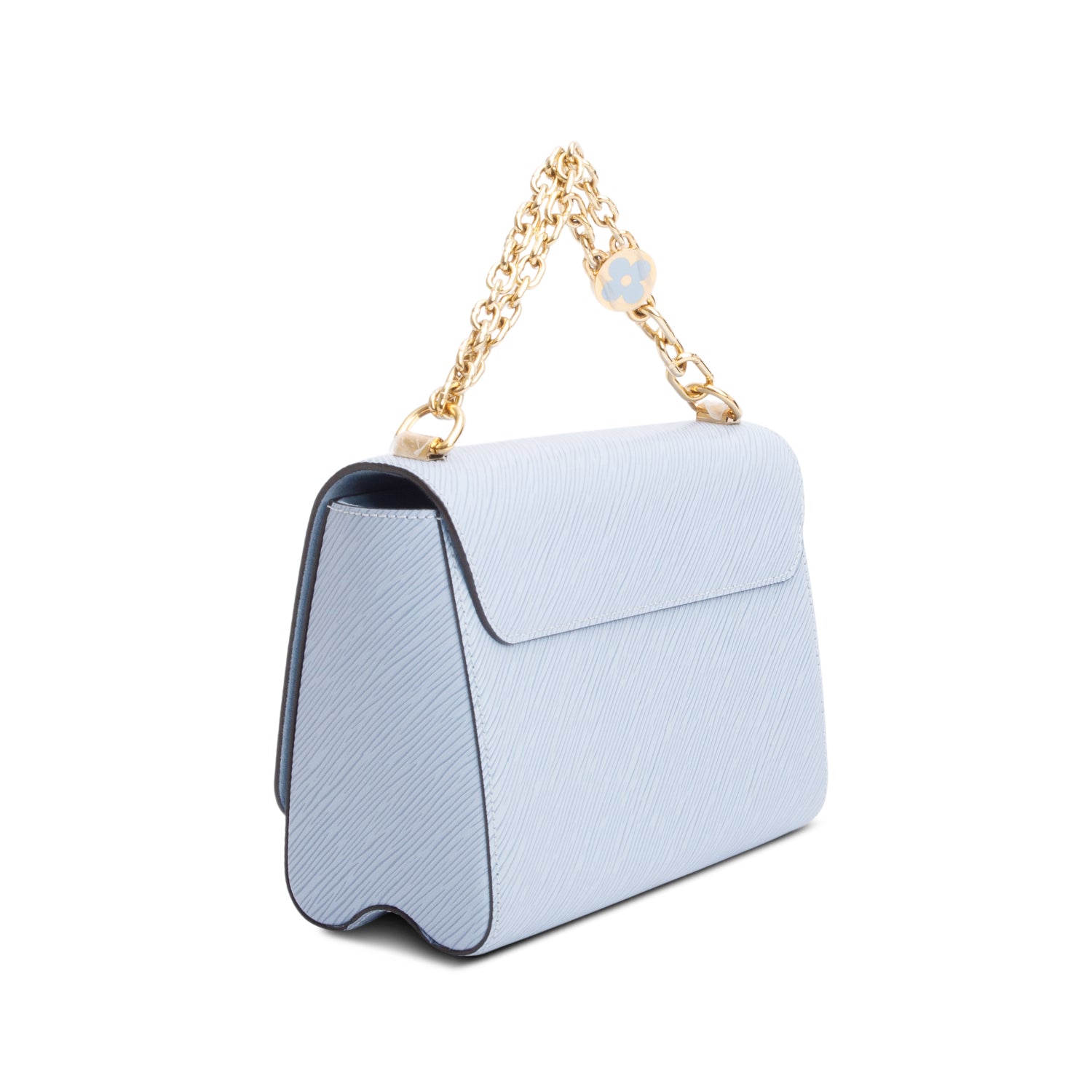 Louis Vuitton Blue Epi Leather Twist MM Bag