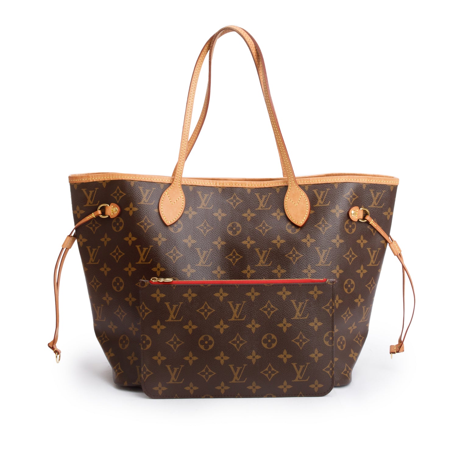 Louis Vuitton Monogram Neverfull MM w/ Pouch w/ Box & Receipt