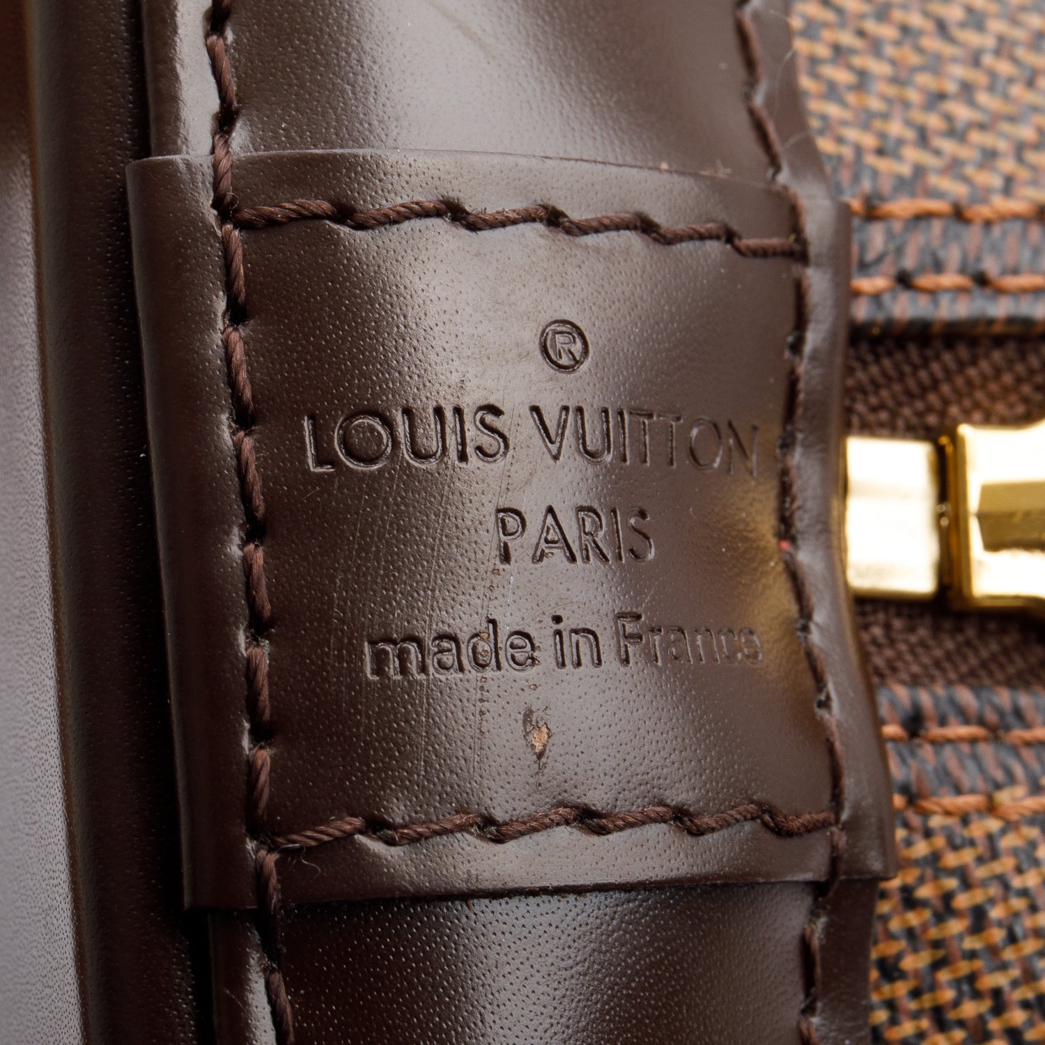 Louis Vuitton Damier Ebene Alma PM w/ Strap