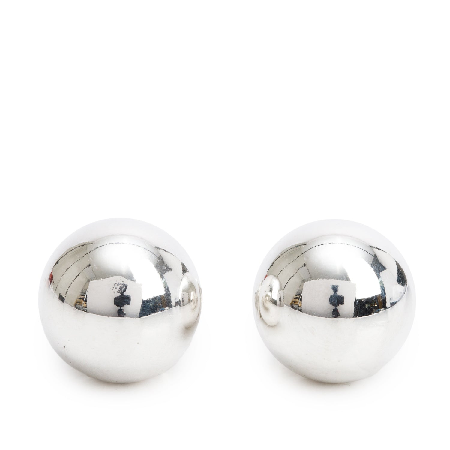 Tiffany & Co. Sterling Silver Extra Large 14 mm HardWear Ball Earrings
