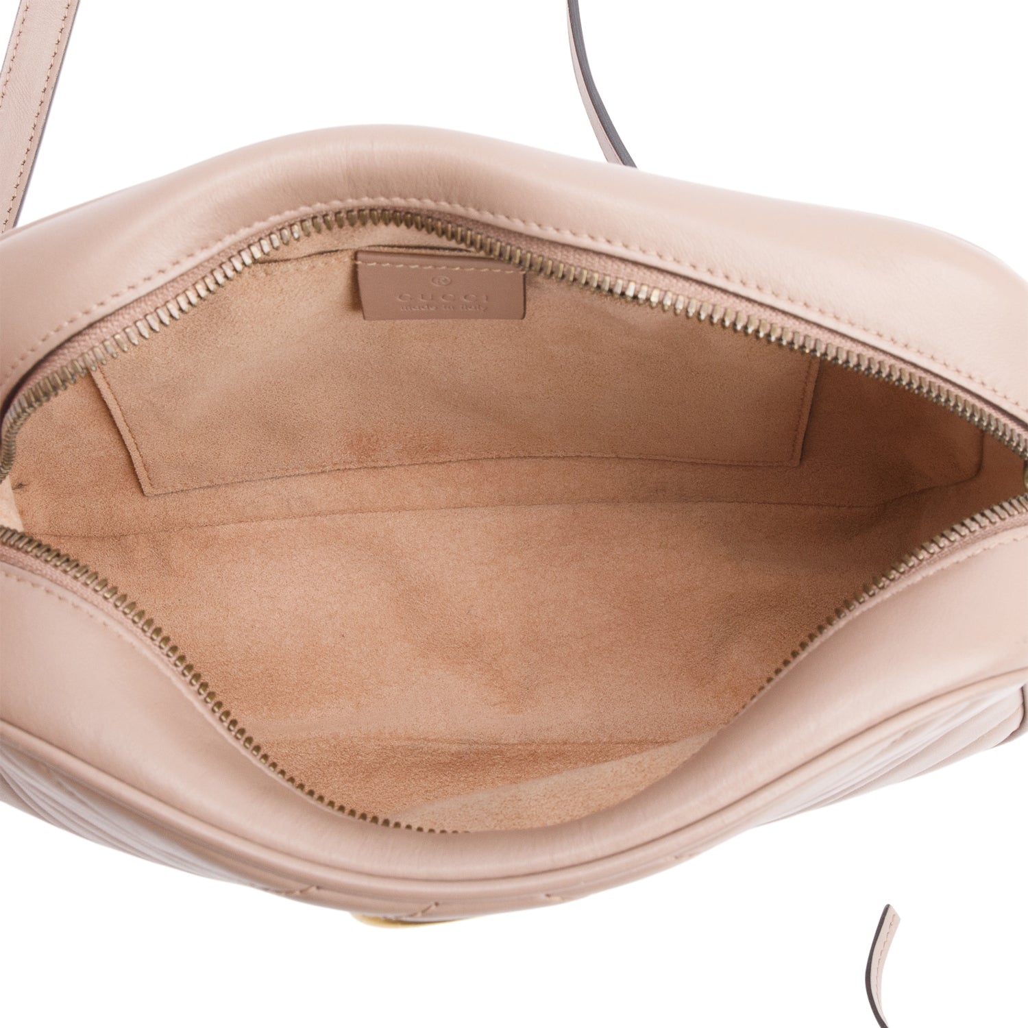 Gucci Beige GG Marmont Matelasse Small Camera Bag
