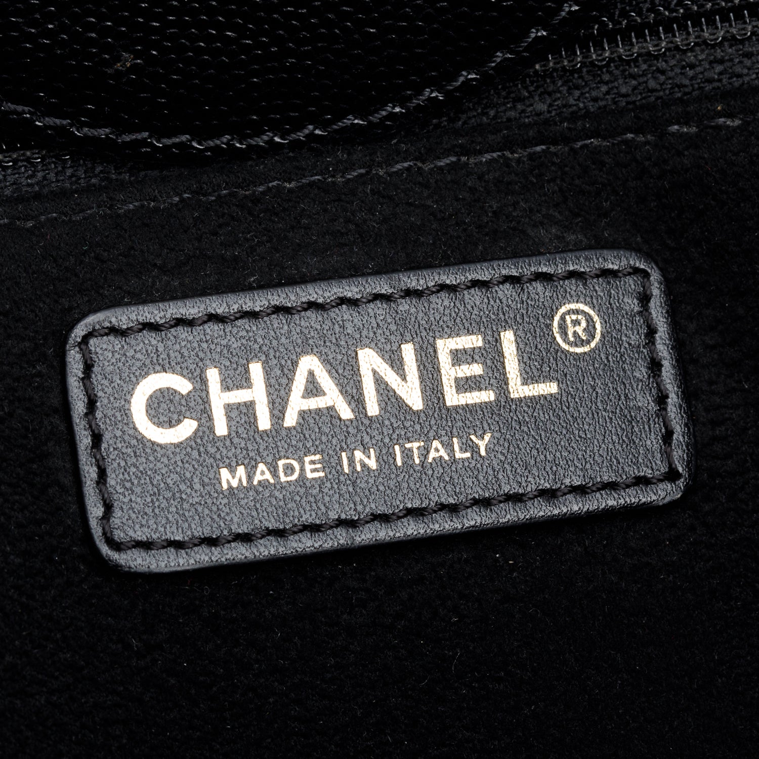 Chanel Black Caviar Leather Medium Studded Deauville Tote w/ Authenticity Card