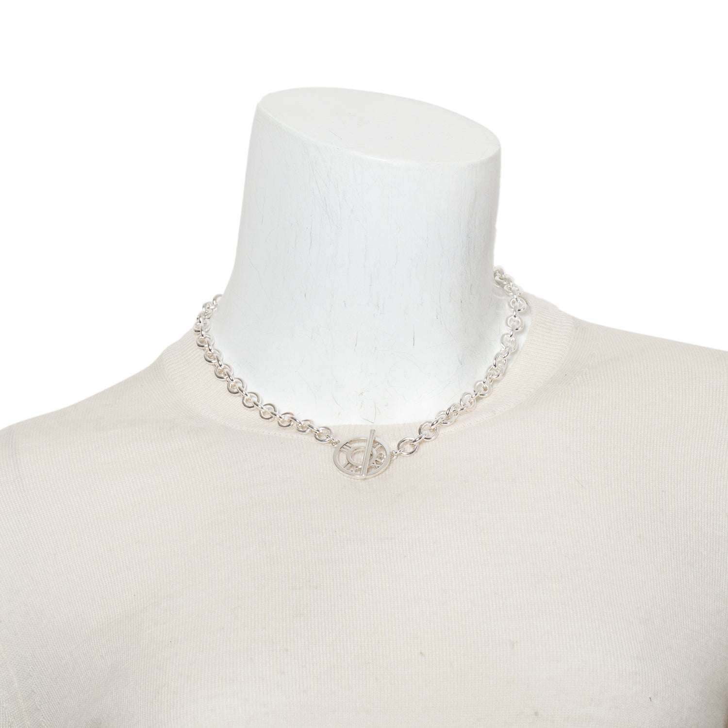 Tiffany & Co. Sterling Silver Atlas Toggle Necklace